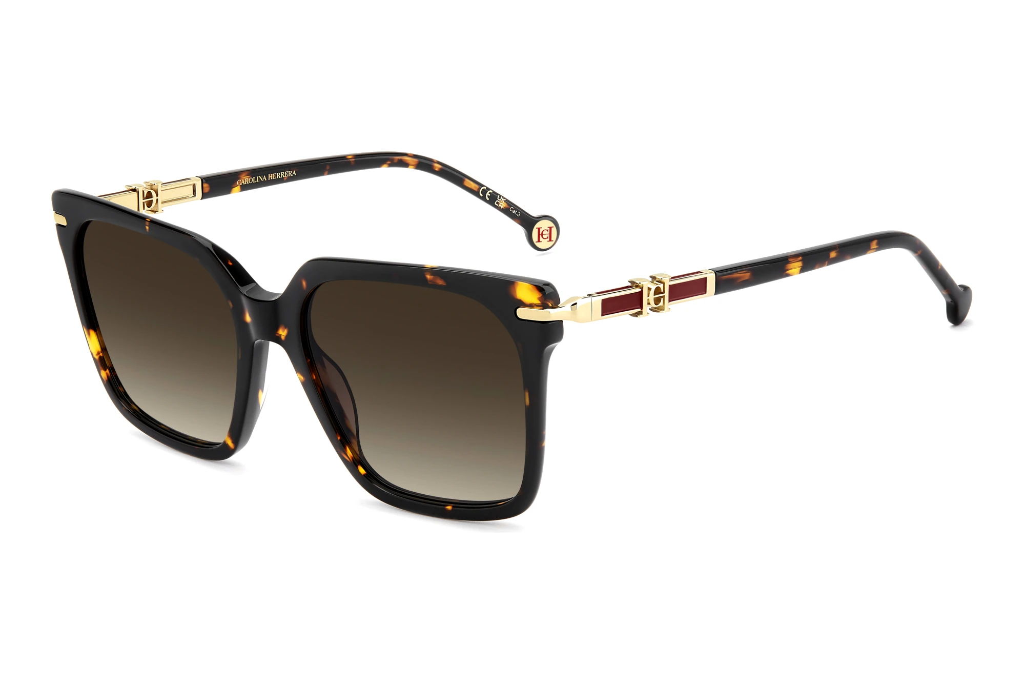 Carolina Herrera HER 0421/S 086/HA BROWN SHADEDHAVANA Carolina Herrera HER 0421/S 086/HA BROWN SHADEDHAVANA