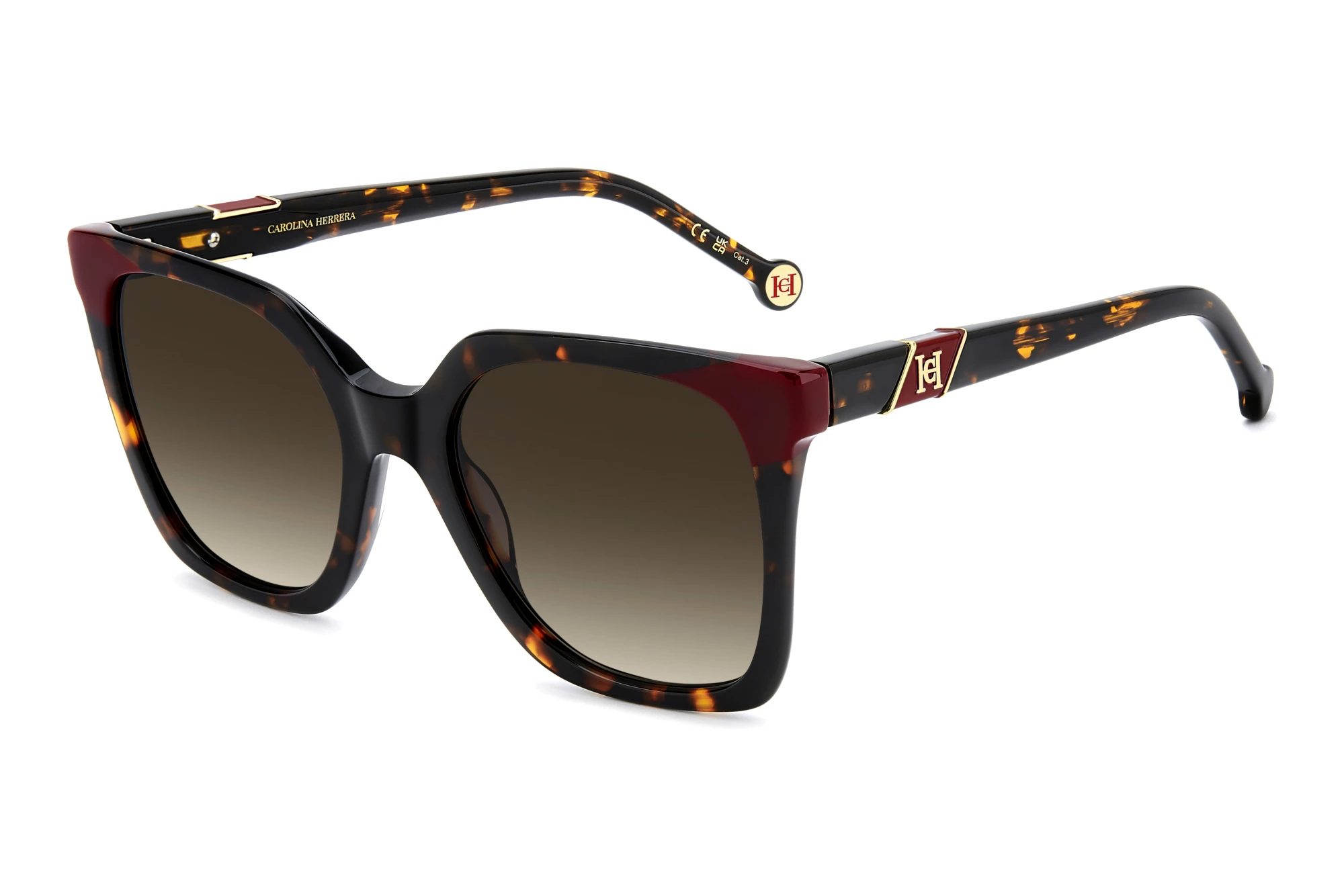 Carolina Herrera HER 0430/S 086/HA BROWN SHADEDHAVANA Carolina Herrera HER 0430/S 086/HA BROWN SHADEDHAVANA