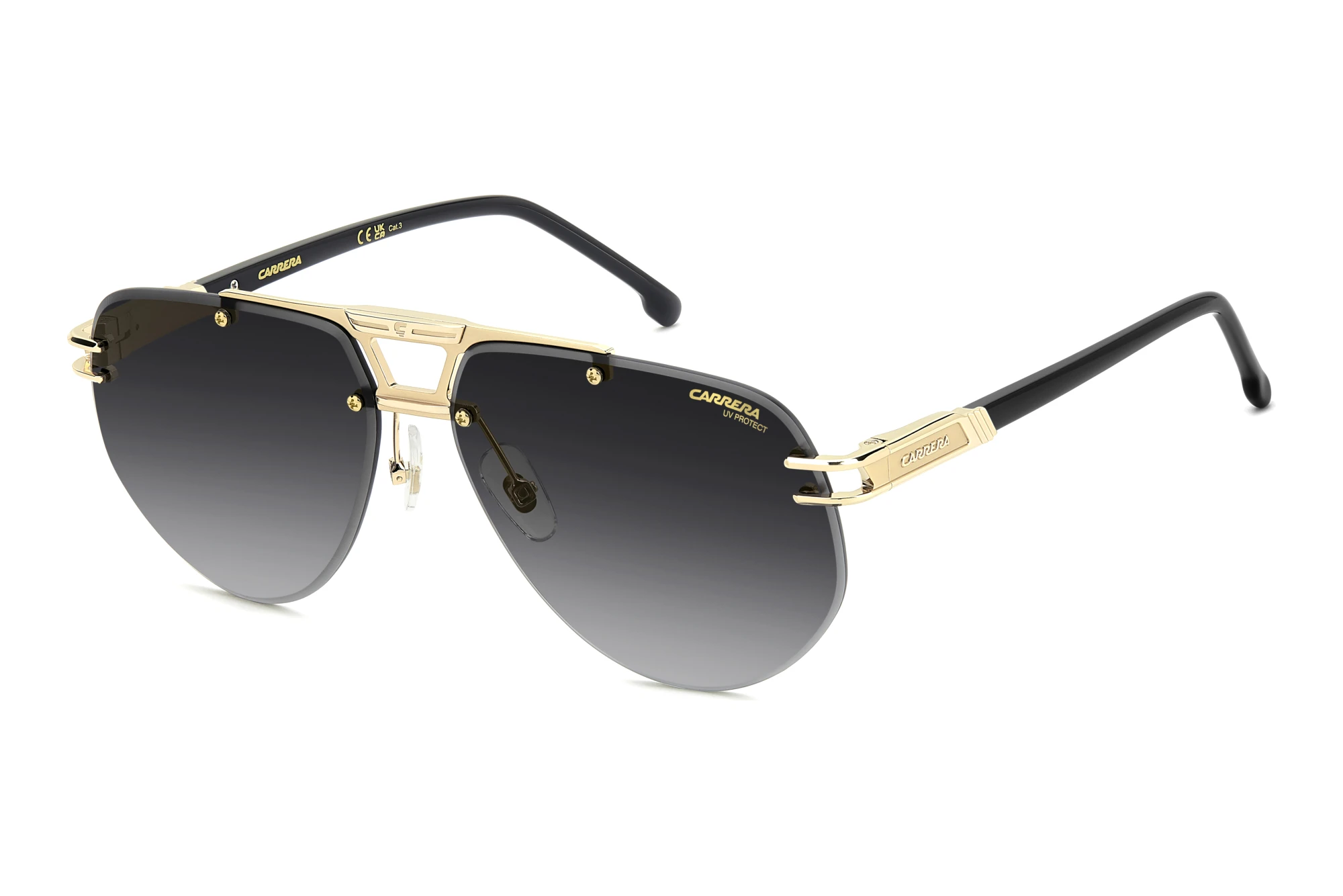 Carrera CARRERA 1087/S RHL/9O DARK GREY SHADEDGOLD BLACK 2 Carrera CARRERA 1087/S RHL/9O DARK GREY SHADEDGOLD BLACK 2