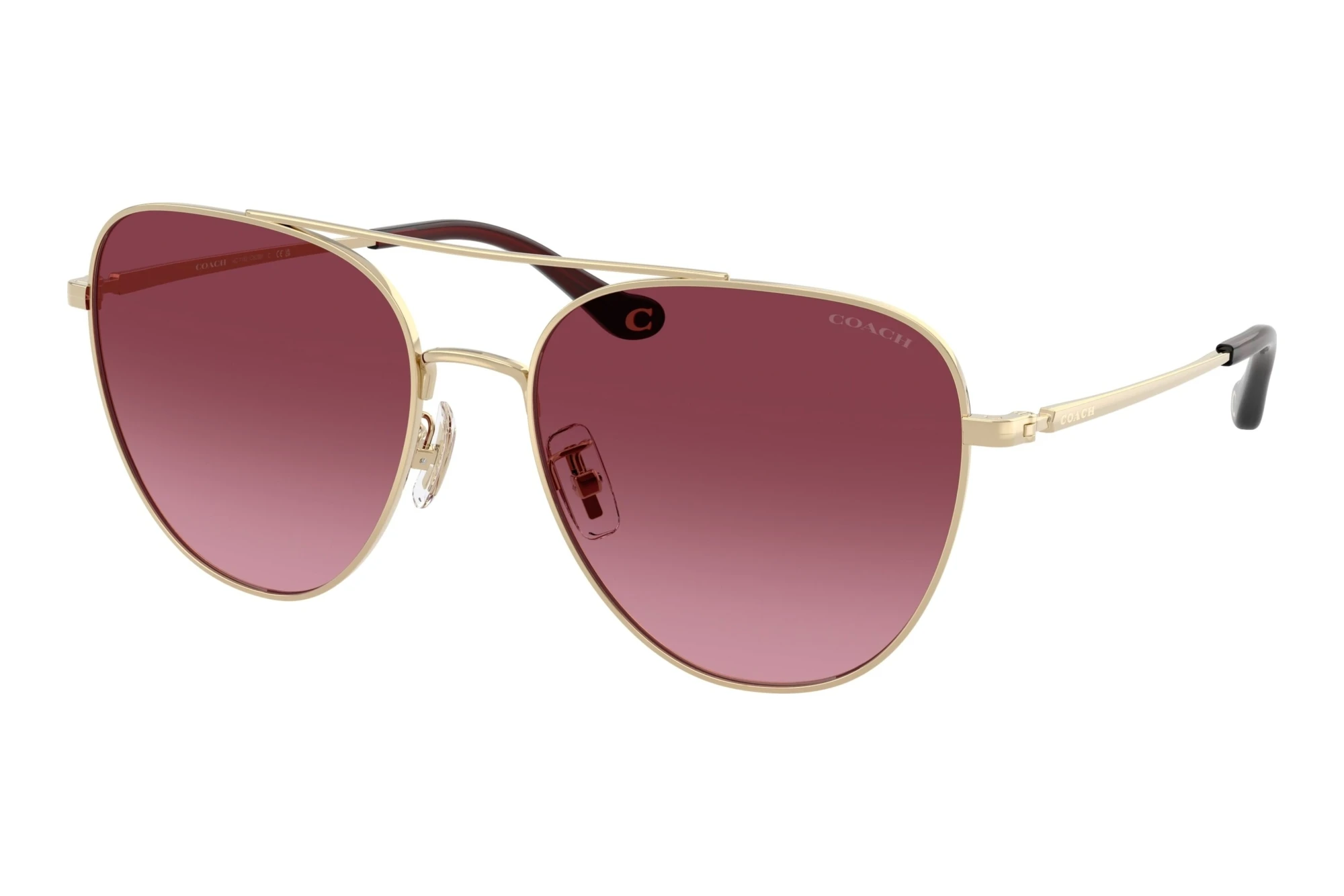 Coach HC7182 90058H Merlot GradientShiny Light Gold Coach HC7182 90058H Merlot GradientShiny Light Gold