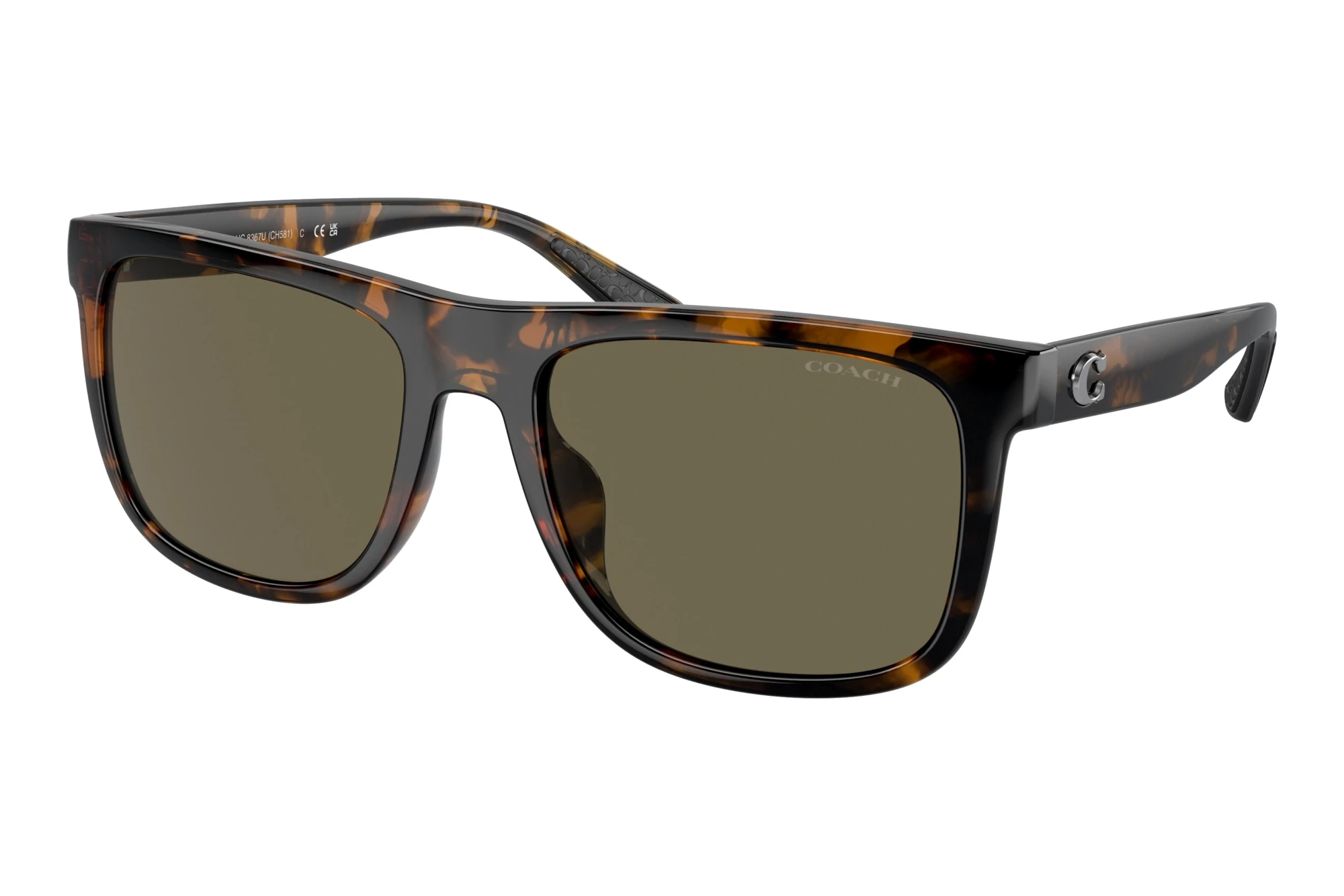 Coach HC8367U 51203 Brown SolidDark Tortoise Coach HC8367U 51203 Brown SolidDark Tortoise