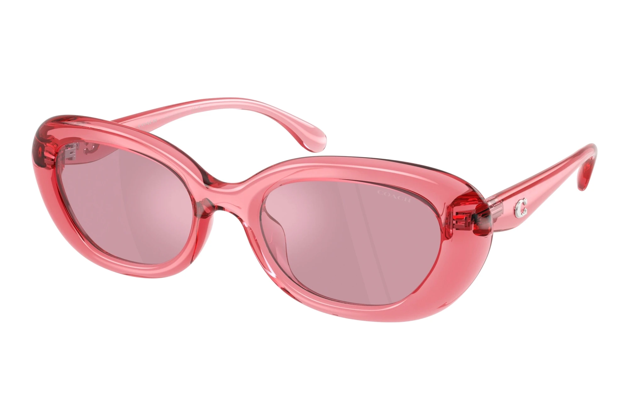 Coach HC8448U 592830 Pink MirrorTransparent Pink Coach HC8448U 592830 Pink MirrorTransparent Pink