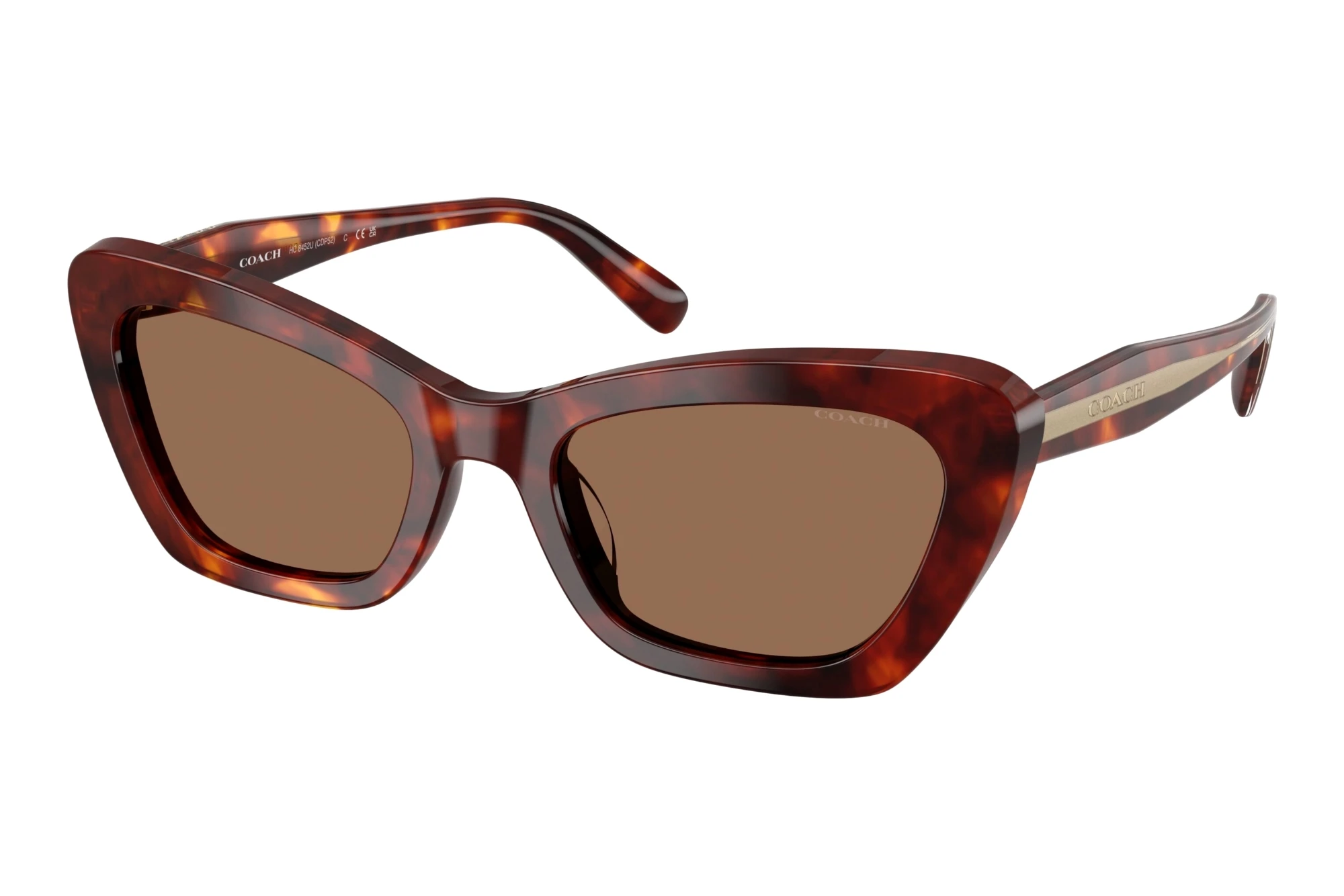 Coach HC8452U 593873 Brown SolidWalnut Tortoise Coach HC8452U 593873 Brown SolidWalnut Tortoise