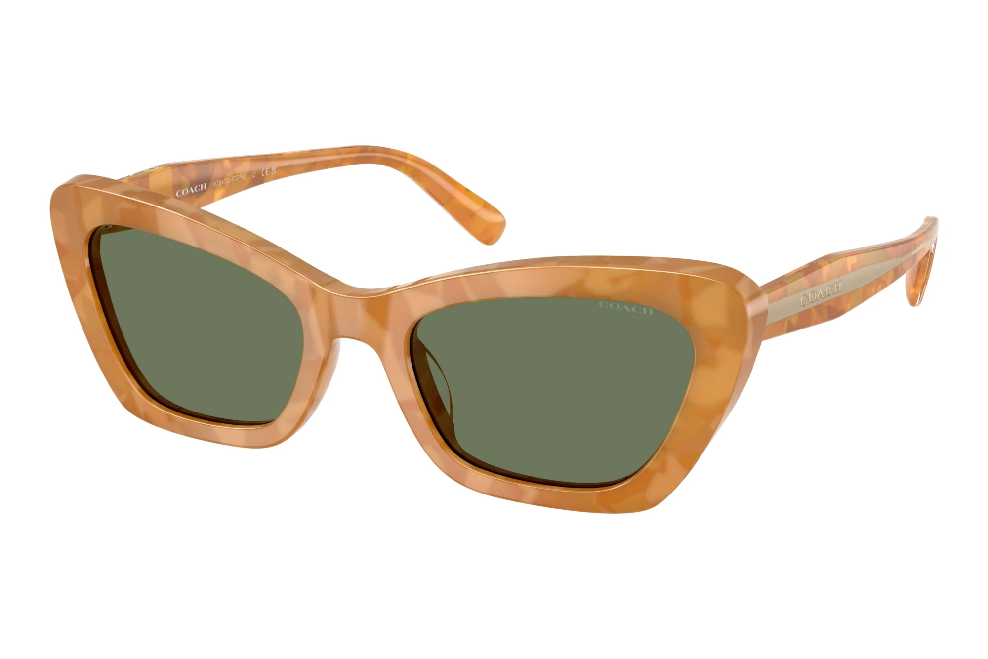 Coach HC8452U 593982 Green SolidBlonde Tortoise Coach HC8452U 593982 Green SolidBlonde Tortoise