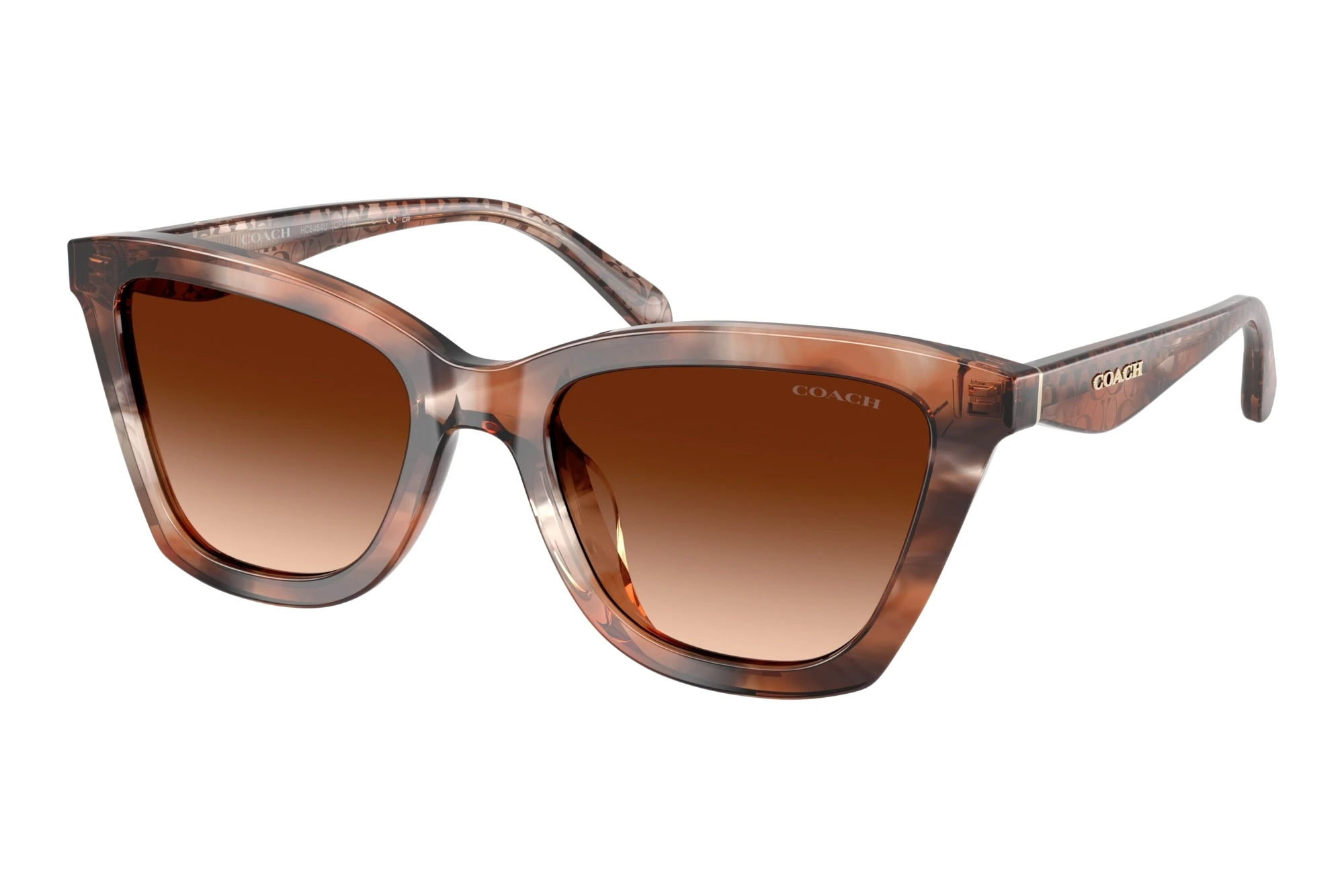 Coach HC8464U 596574 Brown GradientPecan Watercolor Coach HC8464U 596574 Brown GradientPecan Watercolor