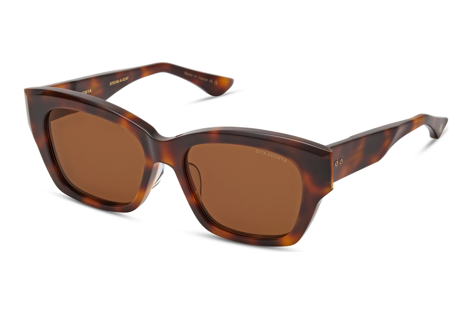 DITA DTS-745 02A BROWNHAZY TORTOISE - WHITE GOLD DITA DTS-745 02A BROWNHAZY TORTOISE - WHITE GOLD