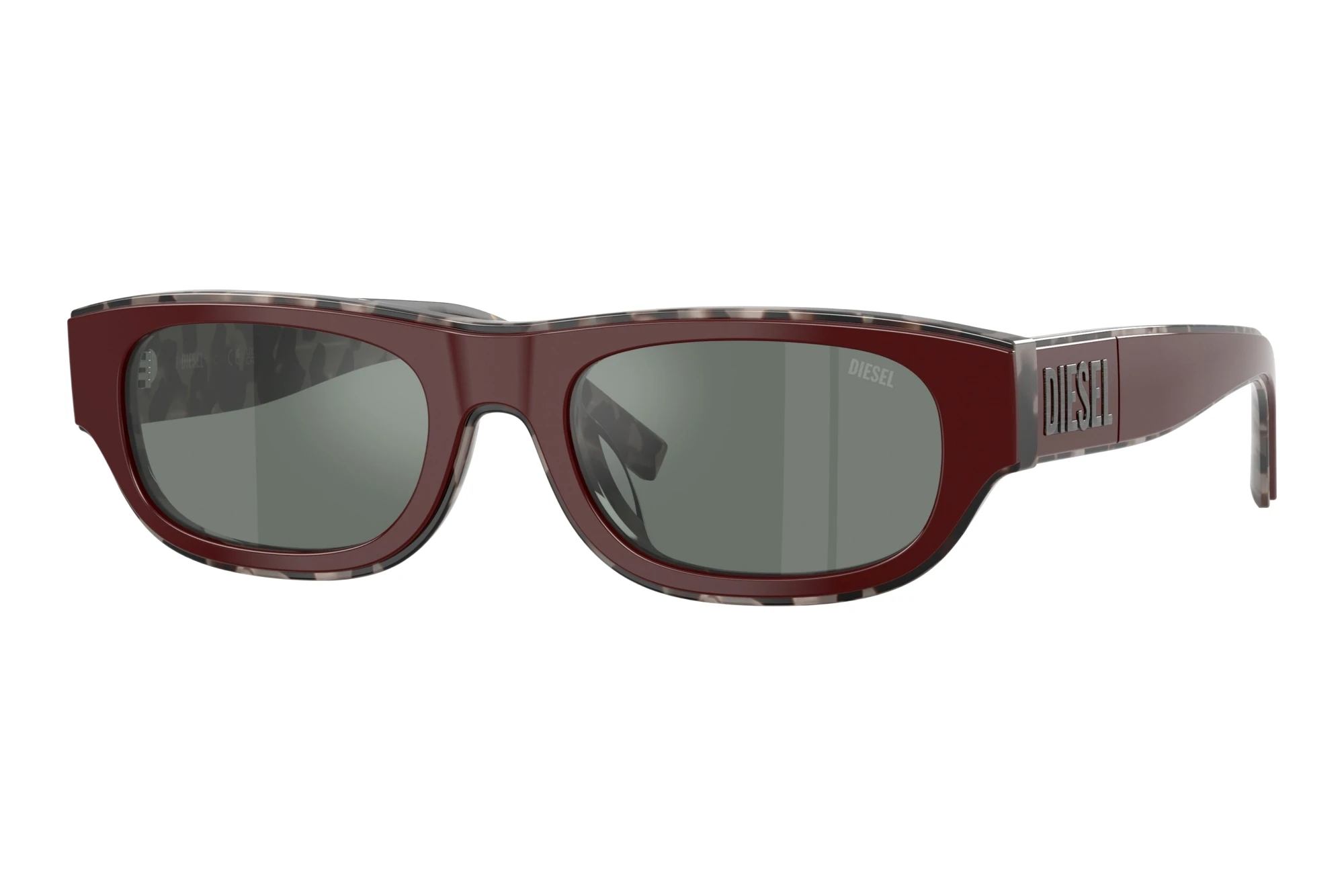 Diesel DL2022U 20726V Dark Grey Flash SilverTop Burgundy Havana Grey Diesel DL2022U 20726V Dark Grey Flash SilverTop Burgundy Havana Grey
