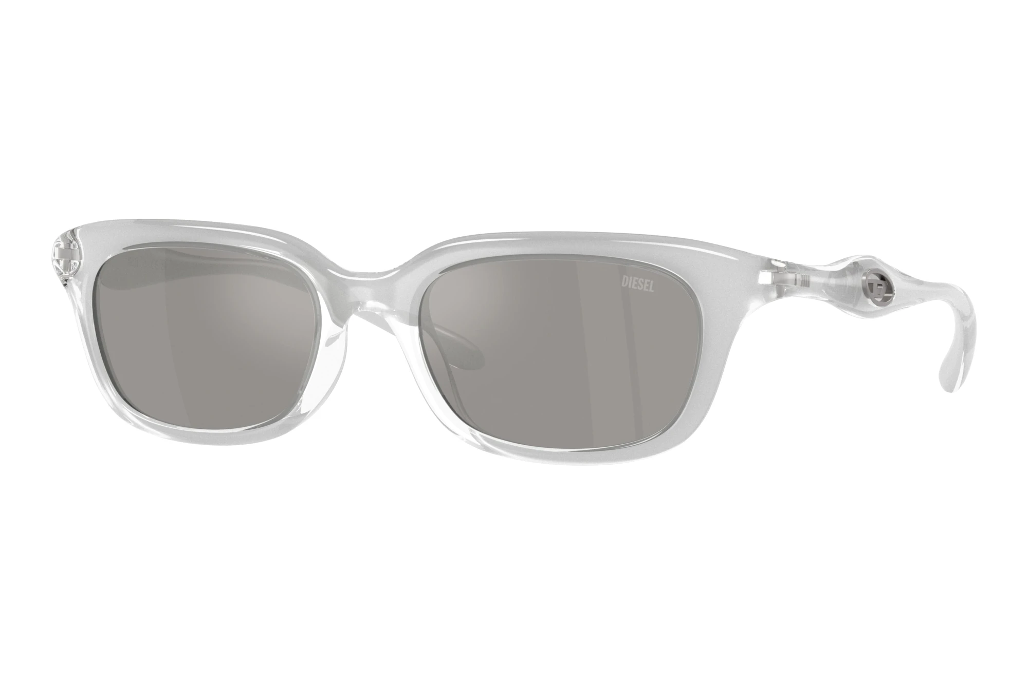 Diesel DL3013U 20296G Light Grey Mirror SilverMetallic Crystal Diesel DL3013U 20296G Light Grey Mirror SilverMetallic Crystal