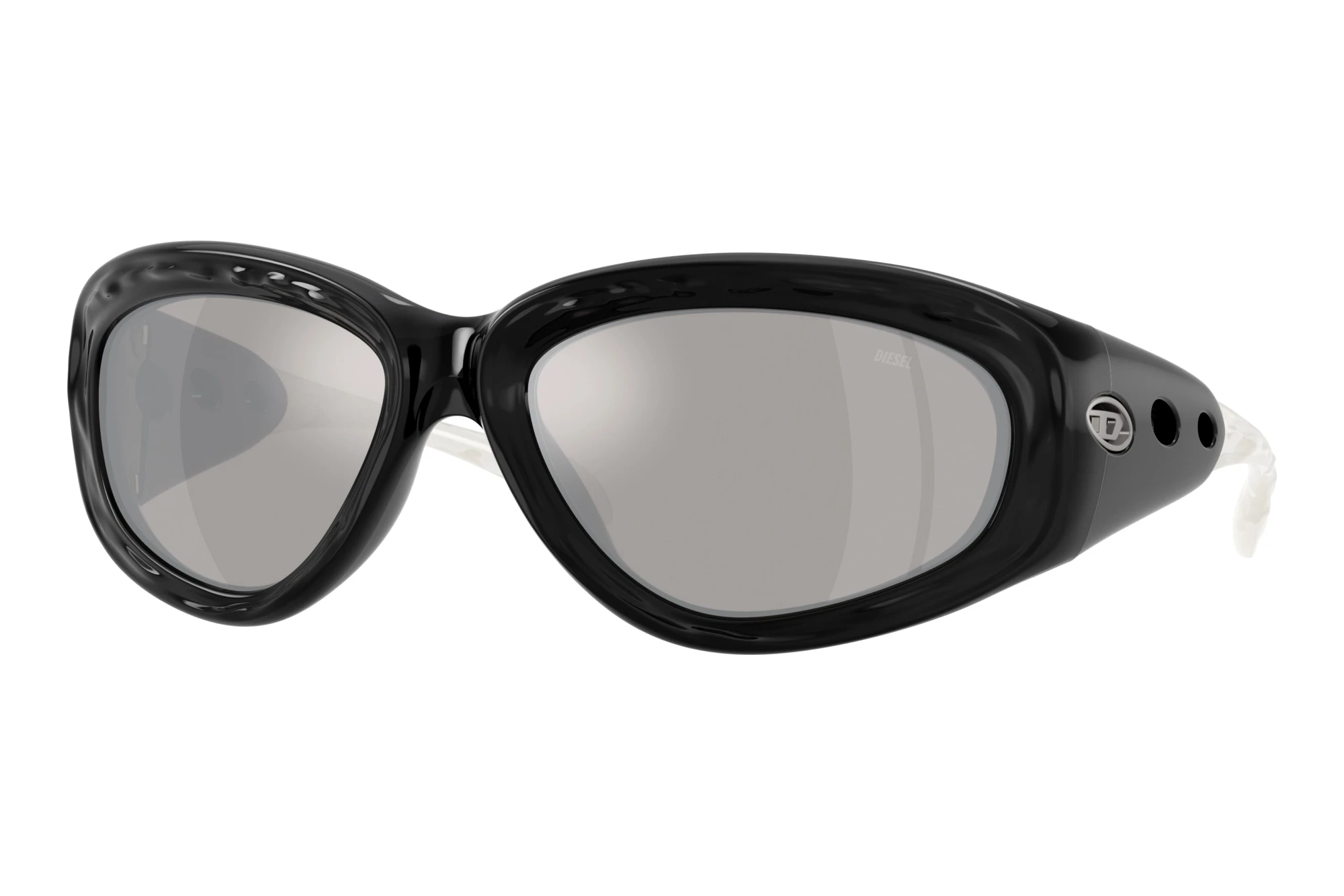 Diesel DL3015U 20016G Light Grey Mirror SilverCrystal/Black Diesel DL3015U 20016G Light Grey Mirror SilverCrystal/Black