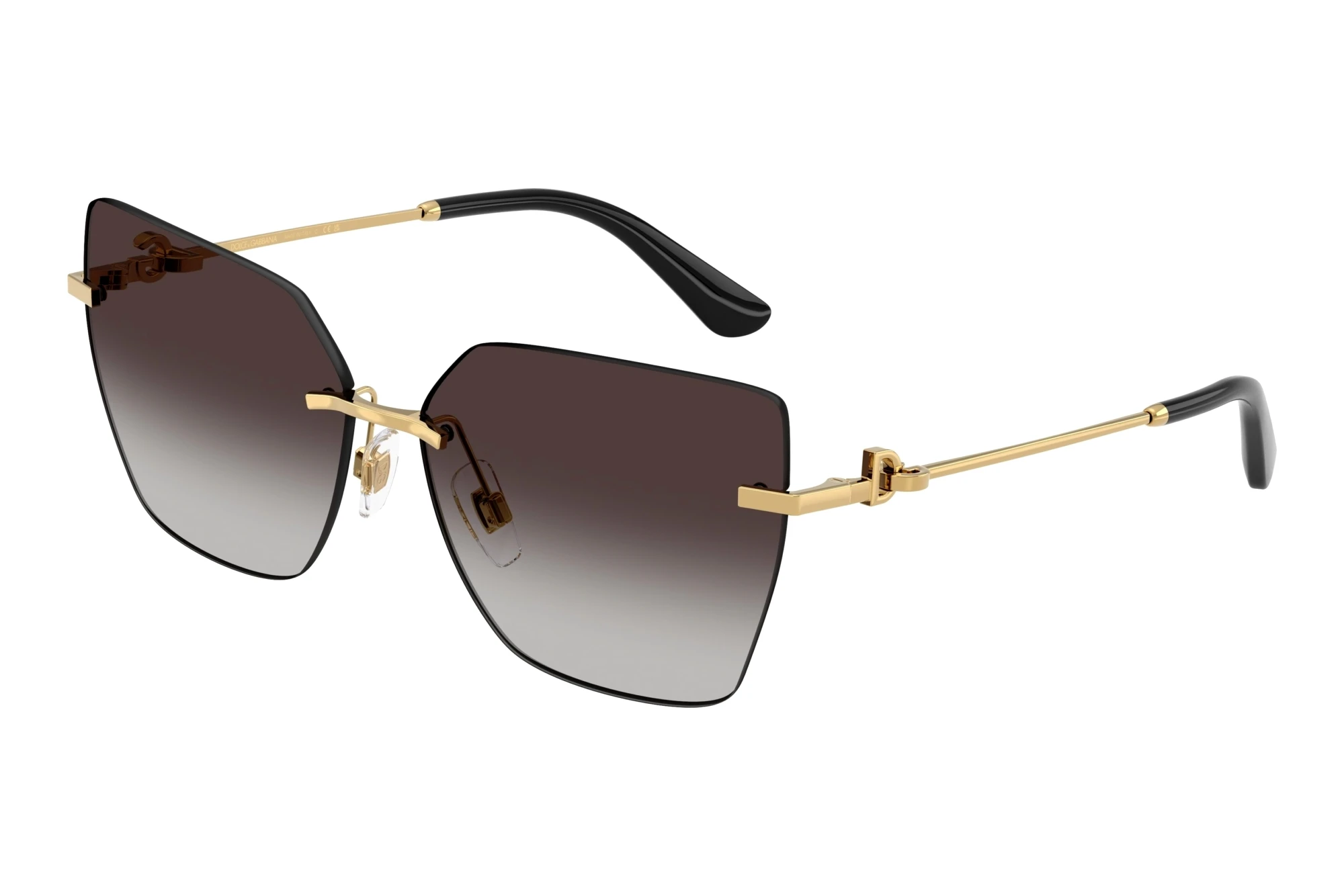 Dolce & Gabbana DG2321 02/8G Grey GradientGold Dolce & Gabbana DG2321 02/8G Grey GradientGold