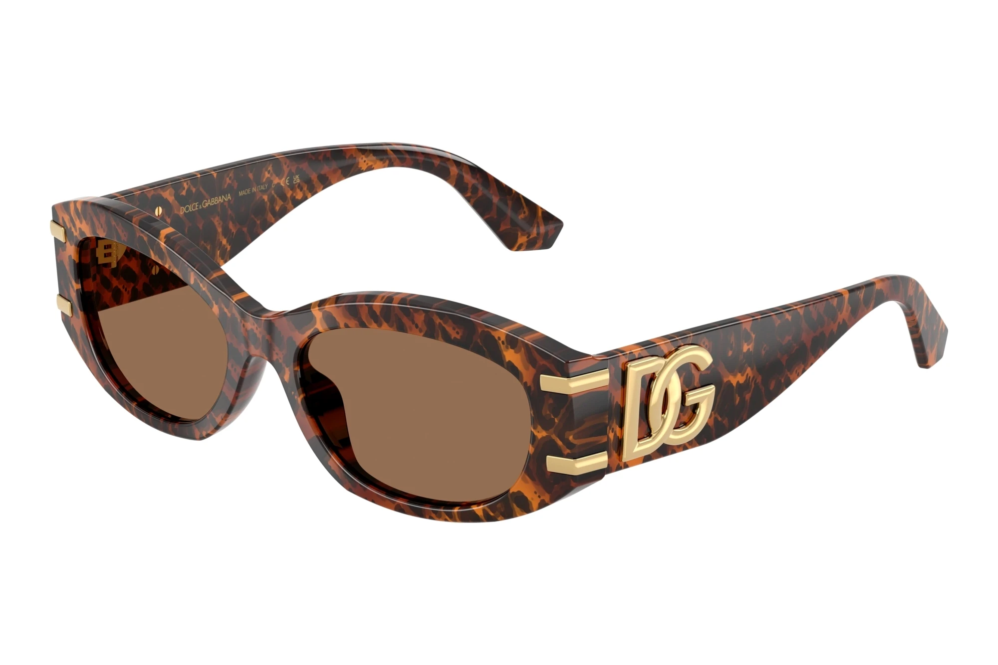 Dolce & Gabbana DG4502 347073 Dark BrownLeo Transparent Dolce & Gabbana DG4502 347073 Dark BrownLeo Transparent