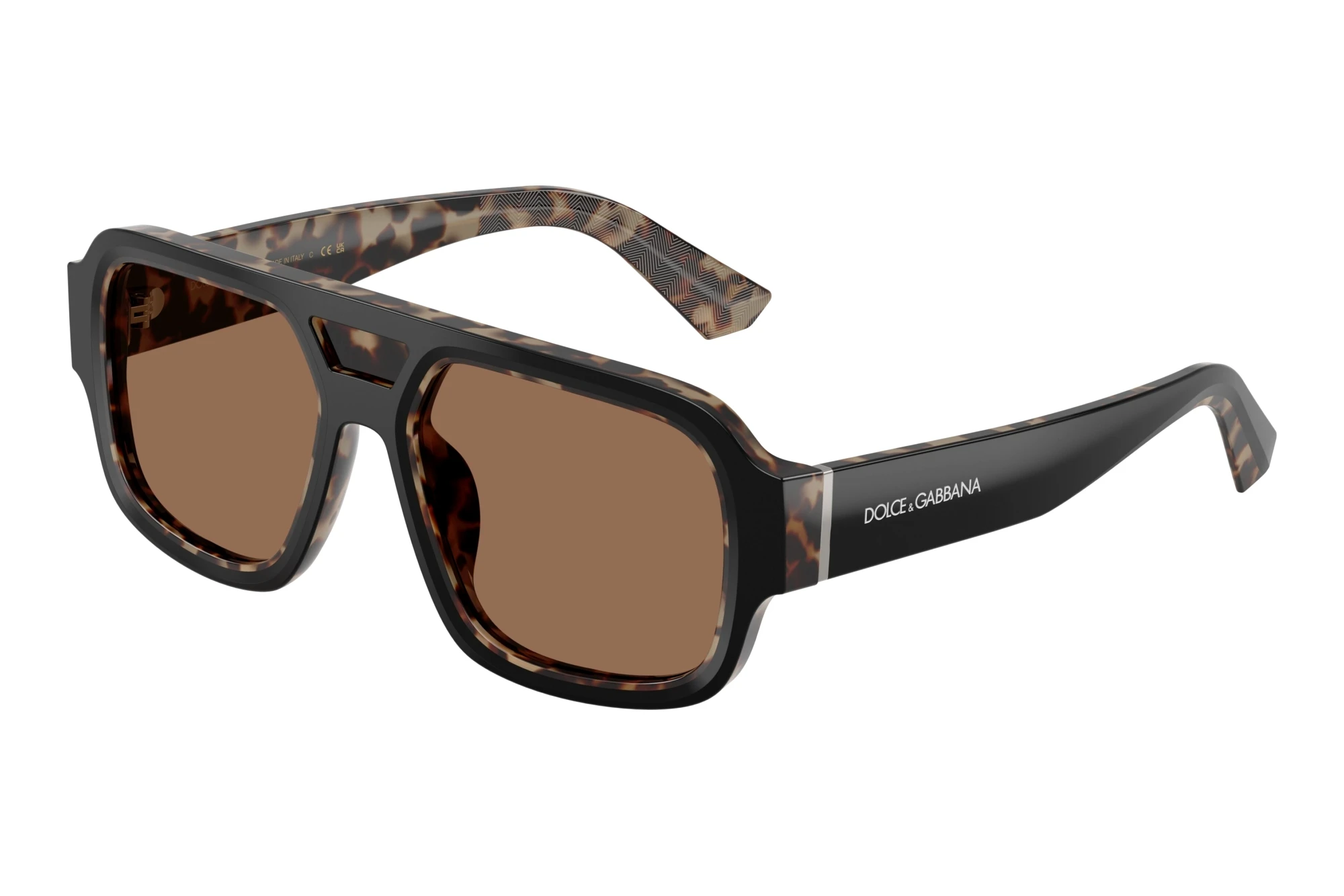 Dolce & Gabbana DG4516 341773 Dark BrownBlack On Red Havana Dolce & Gabbana DG4516 341773 Dark BrownBlack On Red Havana