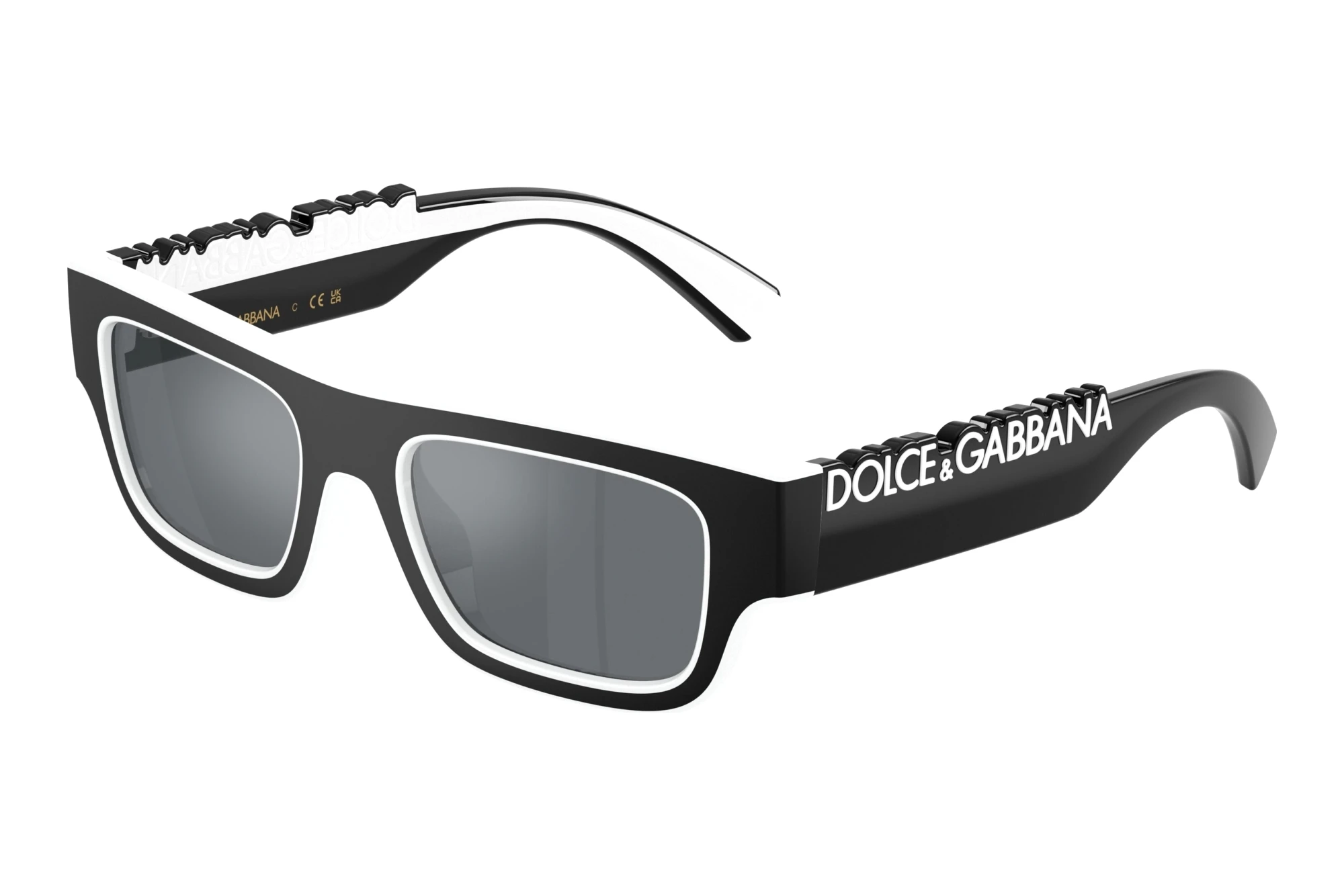 Dolce & Gabbana DX6011 34576G Light Grey Mirror BlackBlack/White Dolce & Gabbana DX6011 34576G Light Grey Mirror BlackBlack/White