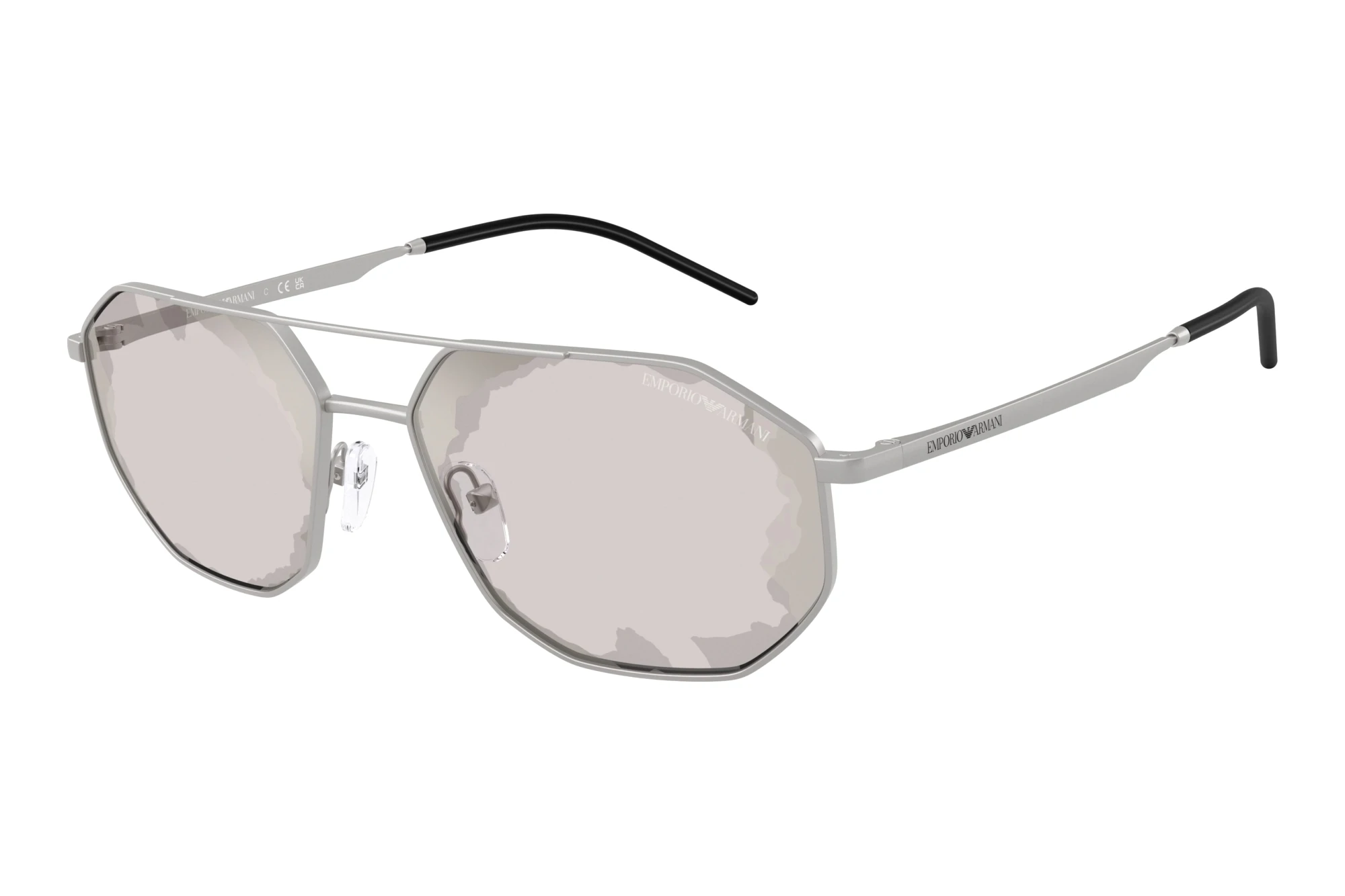 Emporio Armani EA2147 30157F Smoke Mirror BlackMatte Silver Emporio Armani EA2147 30157F Smoke Mirror BlackMatte Silver