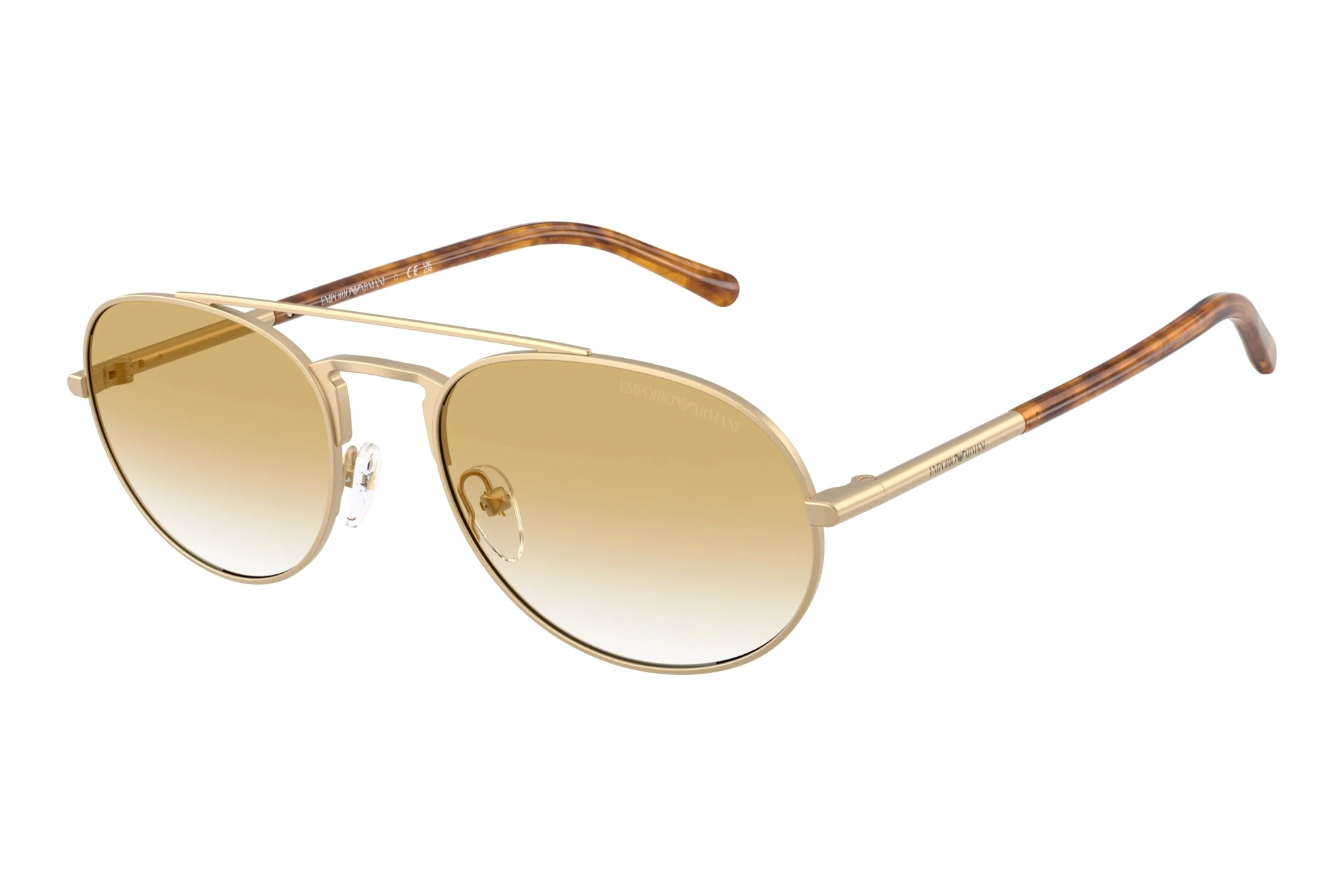 Emporio Armani EA2171 30022Q Clear Gradient YellowMatte Pale Gold Emporio Armani EA2171 30022Q Clear Gradient YellowMatte Pale Gold