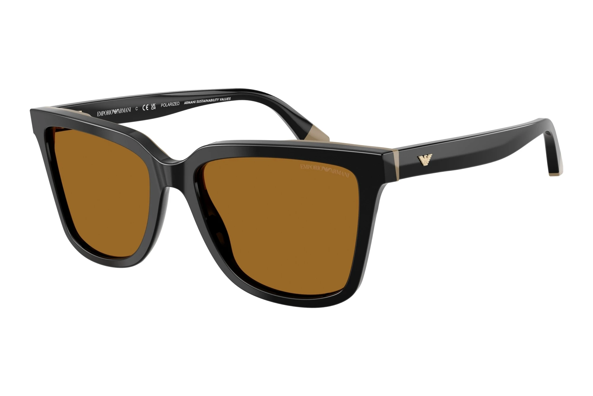 Emporio Armani EA4261 631383 Polarized BrownBlack/Beige Emporio Armani EA4261 631383 Polarized BrownBlack/Beige