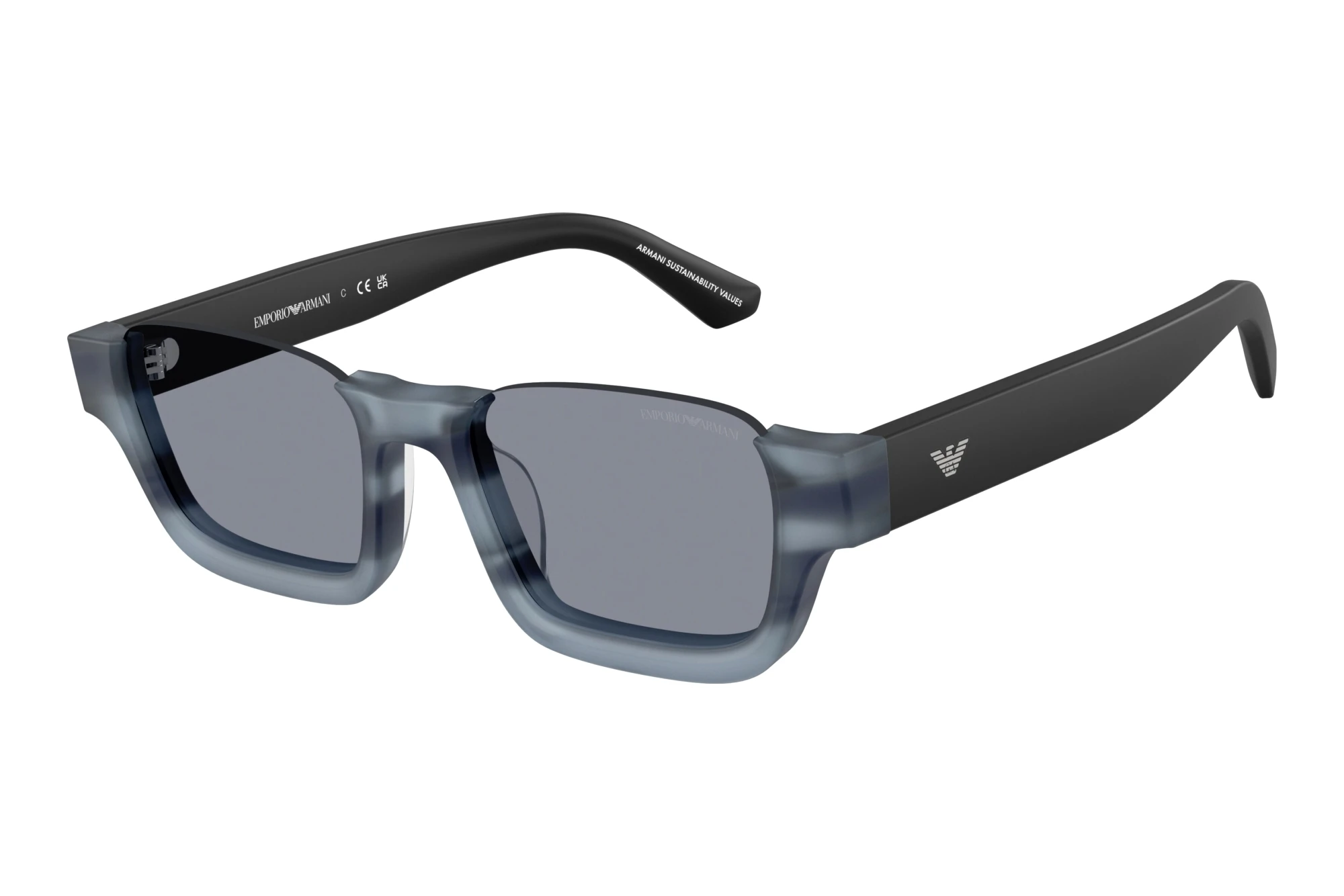 Emporio Armani EA4268U 6368/1 GreyStriped Havana Blue Emporio Armani EA4268U 6368/1 GreyStriped Havana Blue