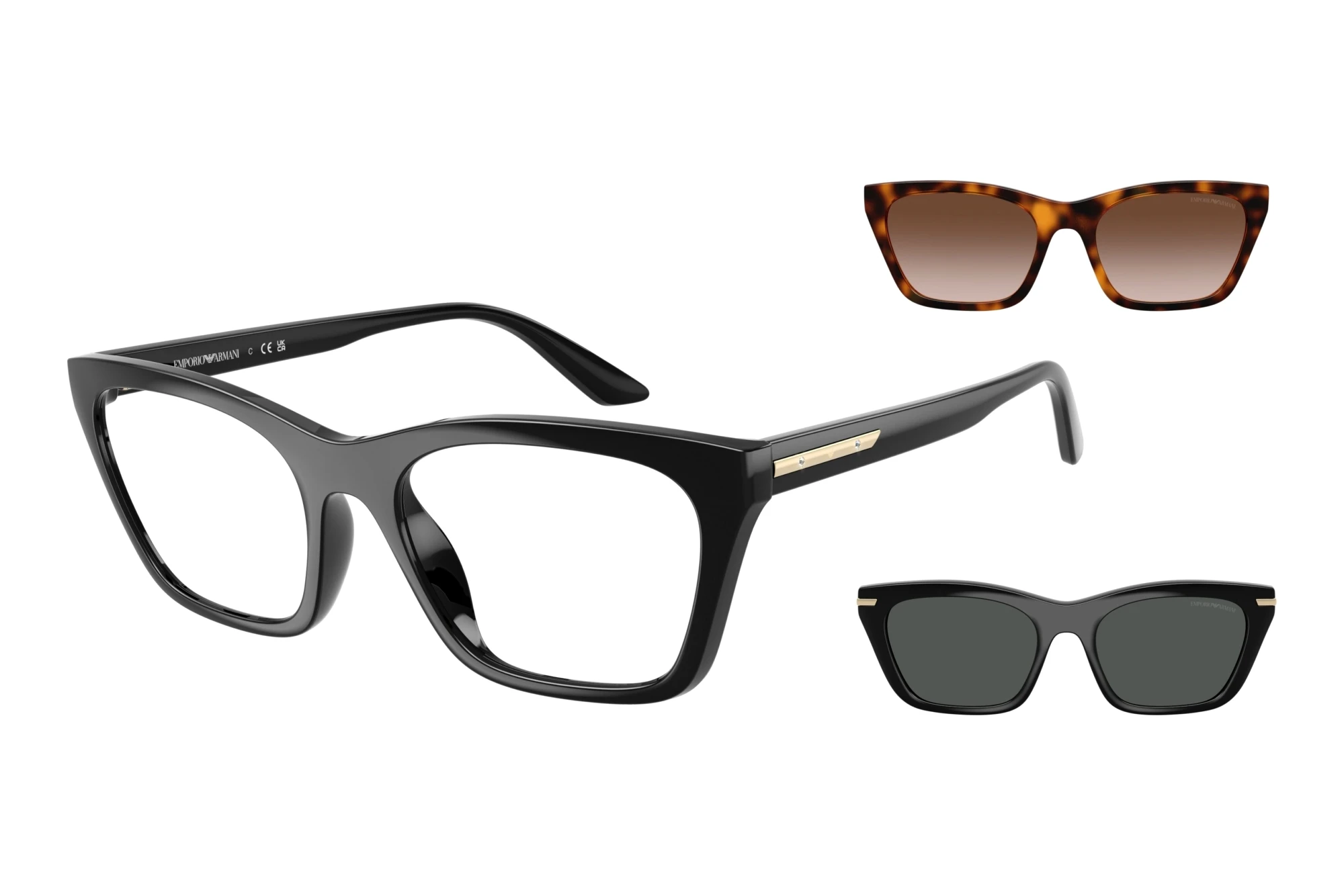 Emporio Armani EA4274BU 50171W ClearShiny Black Emporio Armani EA4274BU 50171W ClearShiny Black