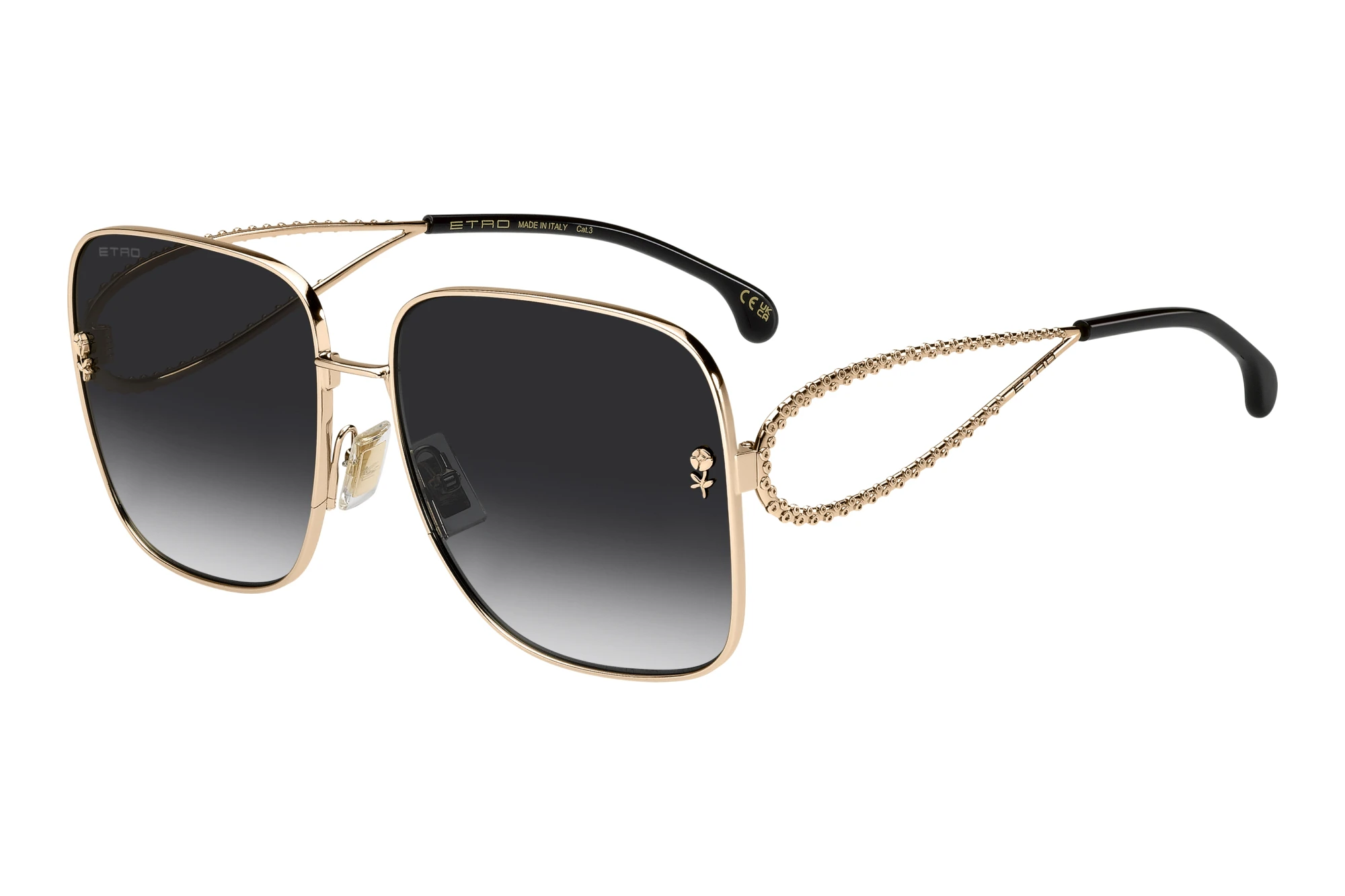 Etro ETRO 0070/S 000/9O DARK GREY SHADEDROSE GOLD Etro ETRO 0070/S 000/9O DARK GREY SHADEDROSE GOLD