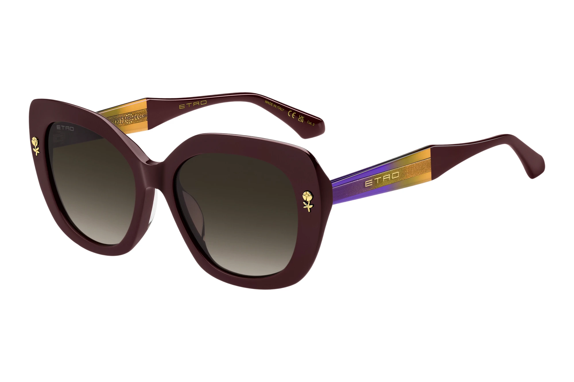 Etro ETRO 0091/F/S LHF/HA BROWN SHADEDBURGUNDY 2 Etro ETRO 0091/F/S LHF/HA BROWN SHADEDBURGUNDY 2