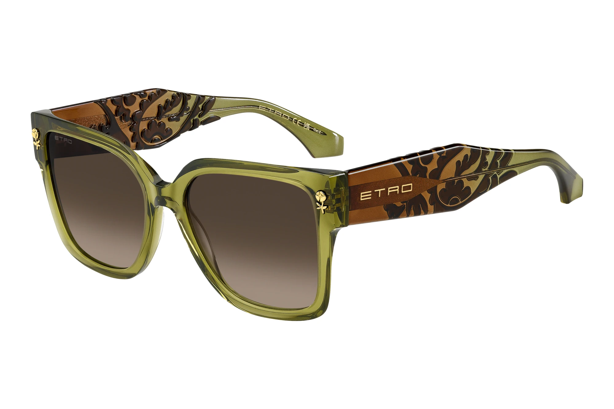 Etro ETRO 0127/S 1ED/HA BROWN SHADEDGREEN Etro ETRO 0127/S 1ED/HA BROWN SHADEDGREEN