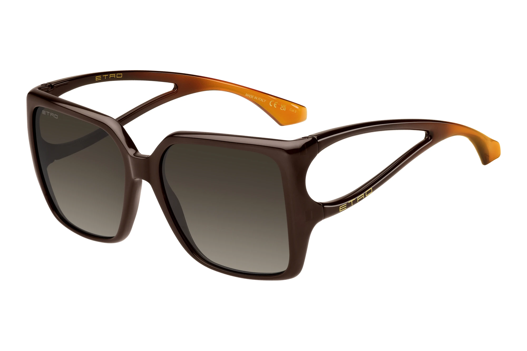 Etro ETRO 0142/S 12J/HA BROWN SHADEDBROWN ORANGE Etro ETRO 0142/S 12J/HA BROWN SHADEDBROWN ORANGE