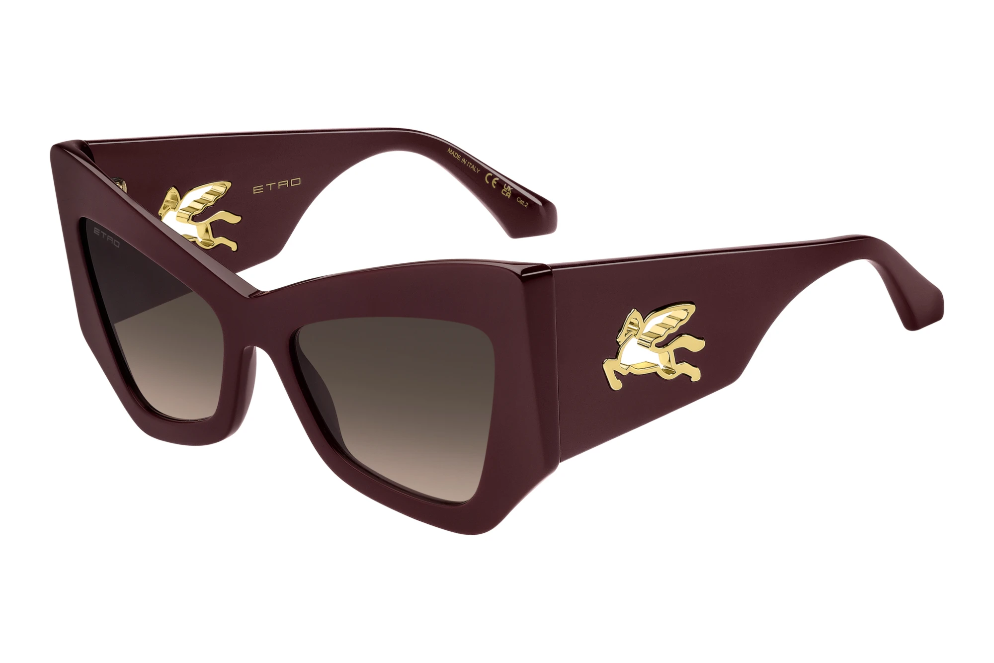 Etro ETROMANIA LHF/HA BROWN SHADEDBURGUNDY 2 Etro ETROMANIA LHF/HA BROWN SHADEDBURGUNDY 2