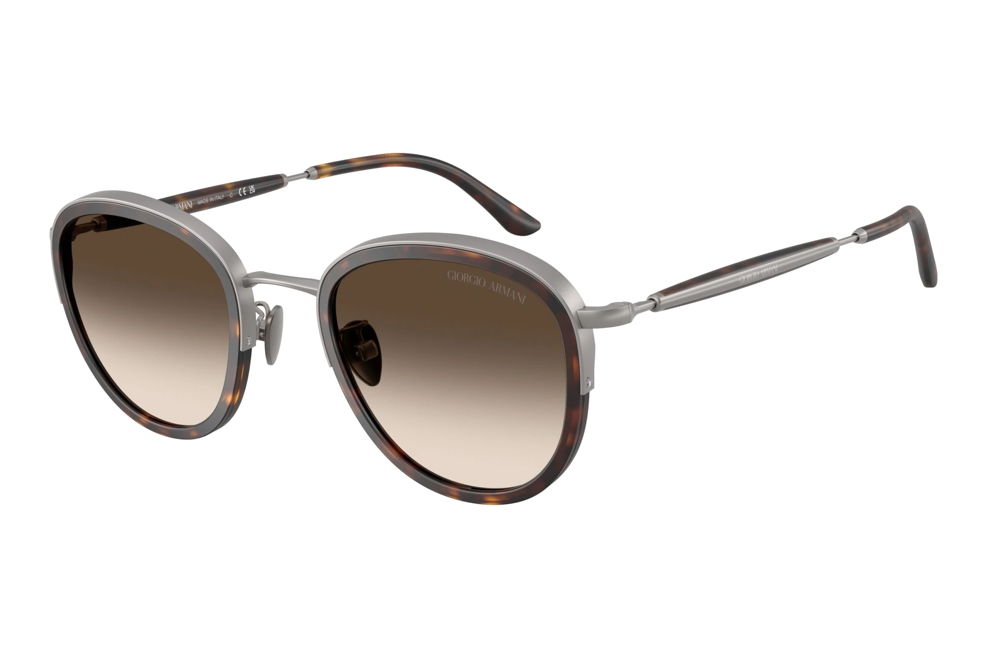 Giorgio Armani AR6176 30030A Light Brown Gradient GreyMatte Gunmetal Giorgio Armani AR6176 30030A Light Brown Gradient GreyMatte Gunmetal