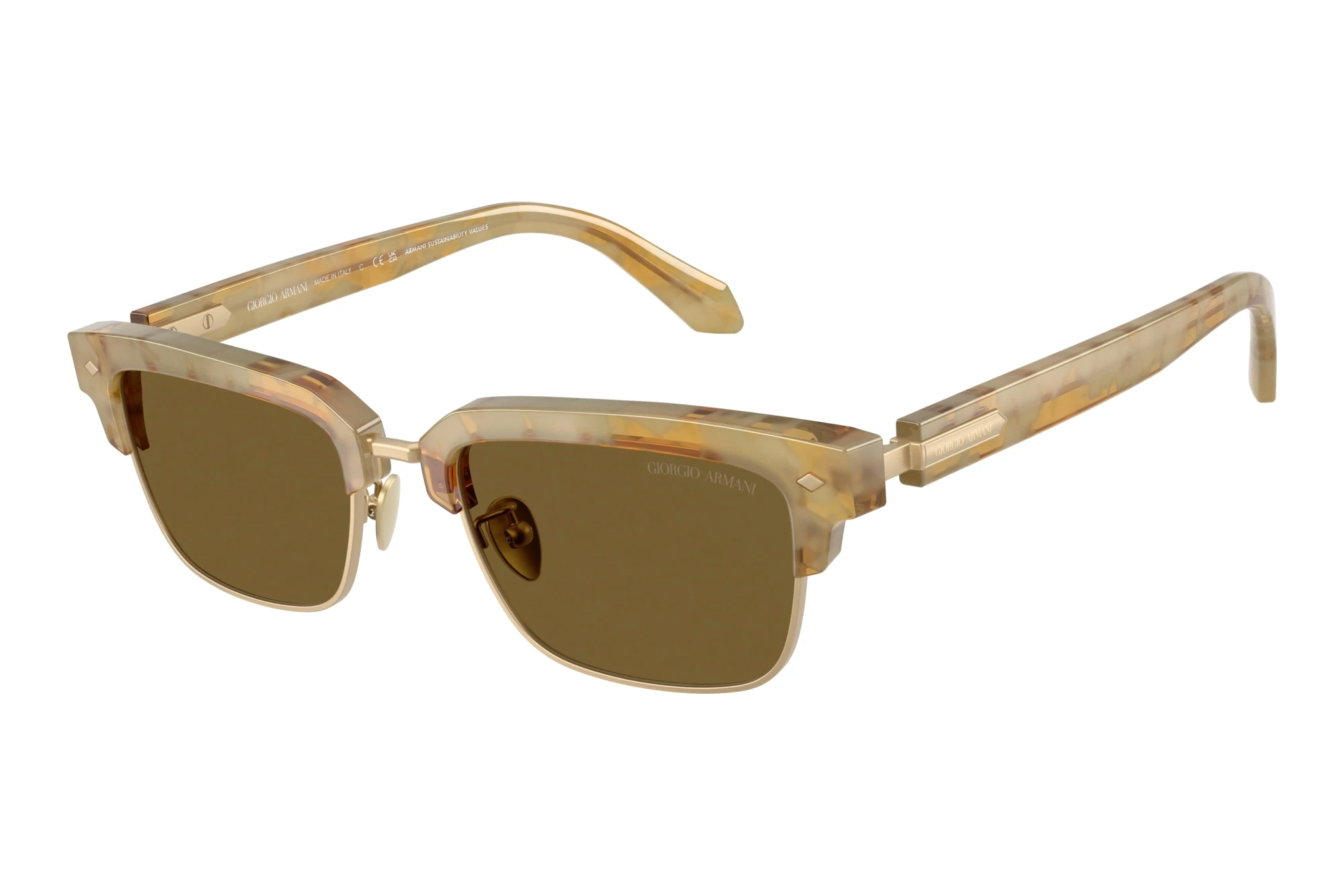 Giorgio Armani AR8243 630073 Dark BrownYellow Havana Giorgio Armani AR8243 630073 Dark BrownYellow Havana