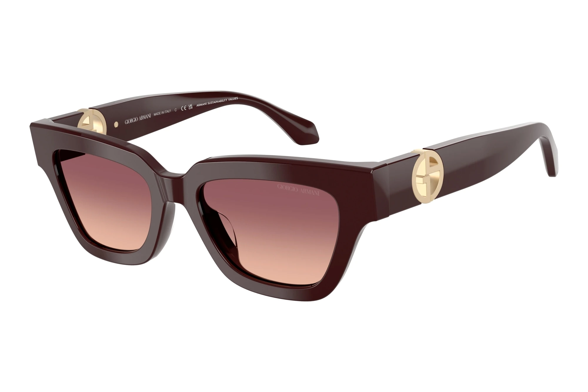 Giorgio Armani AR8246U 63088D Pink Gradient VioletBurgundy Giorgio Armani AR8246U 63088D Pink Gradient VioletBurgundy