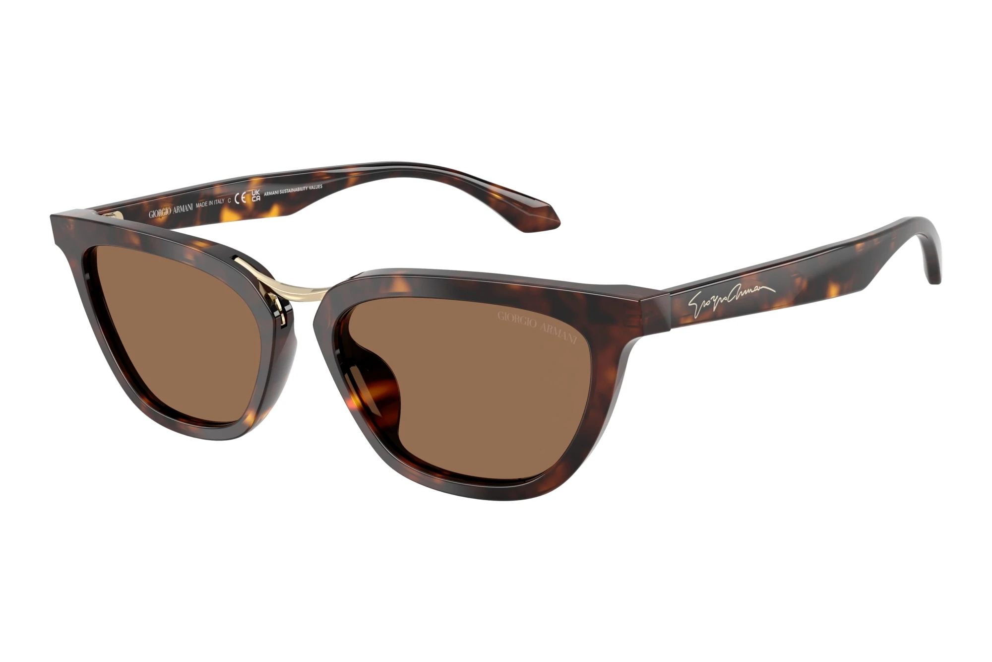 Giorgio Armani AR8253U 612473 Dark BrownHavana Giorgio Armani AR8253U 612473 Dark BrownHavana