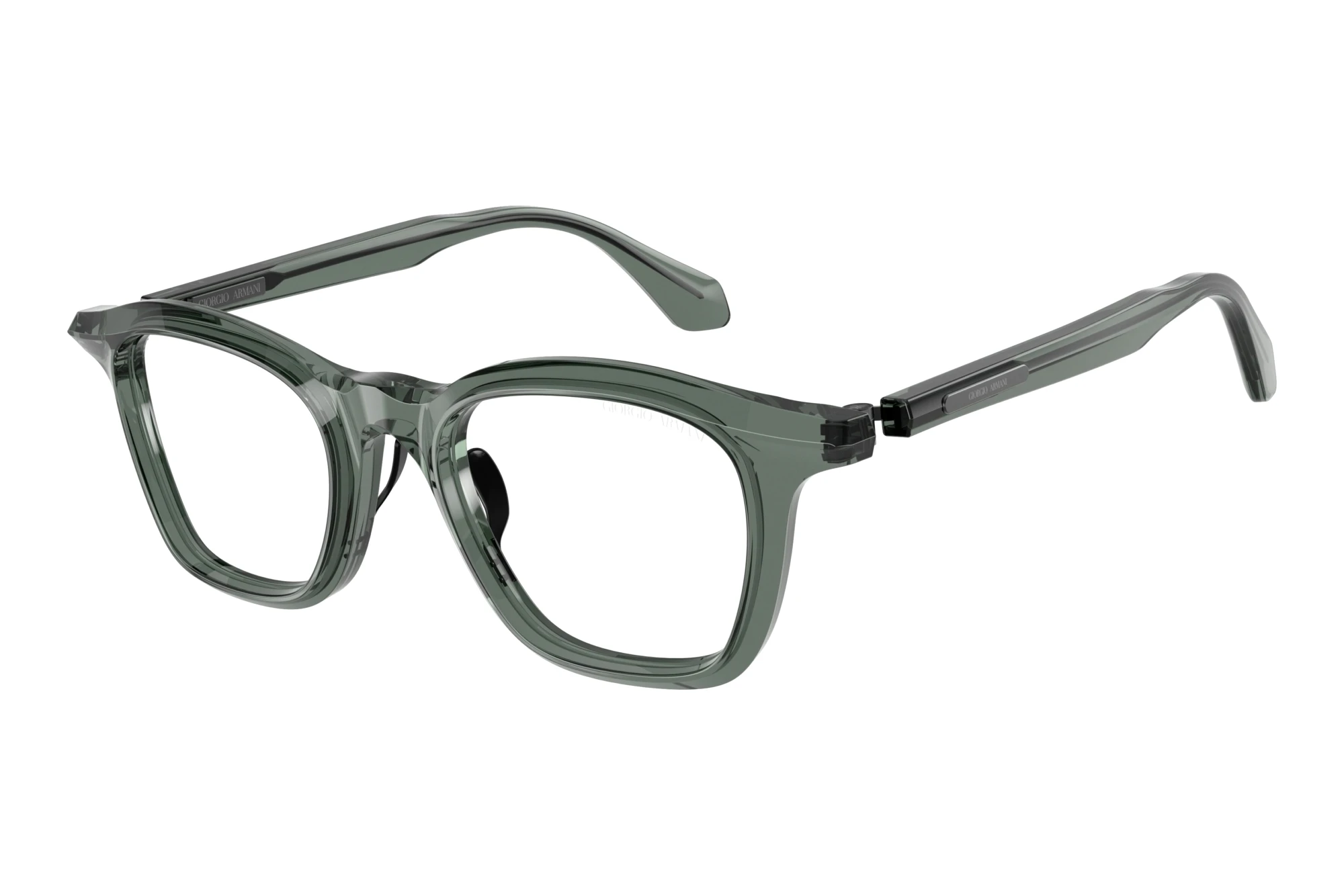 Giorgio Armani AR8257 64251W ClearTransparent Green Giorgio Armani AR8257 64251W ClearTransparent Green