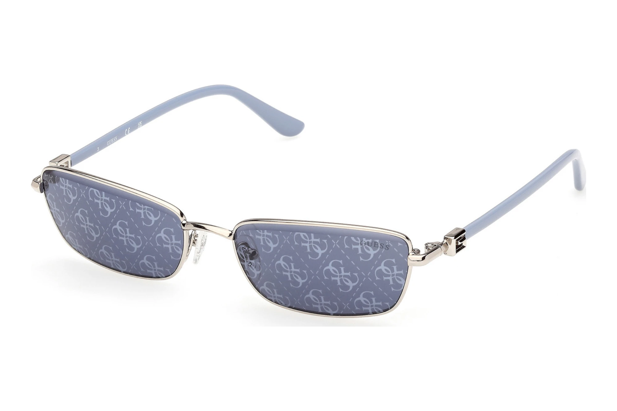 Guess GU00290 10X blau verspiegeltGlänzendes Helle Ruthenium Guess GU00290 10X blau verspiegeltGlänzendes Helle Ruthenium