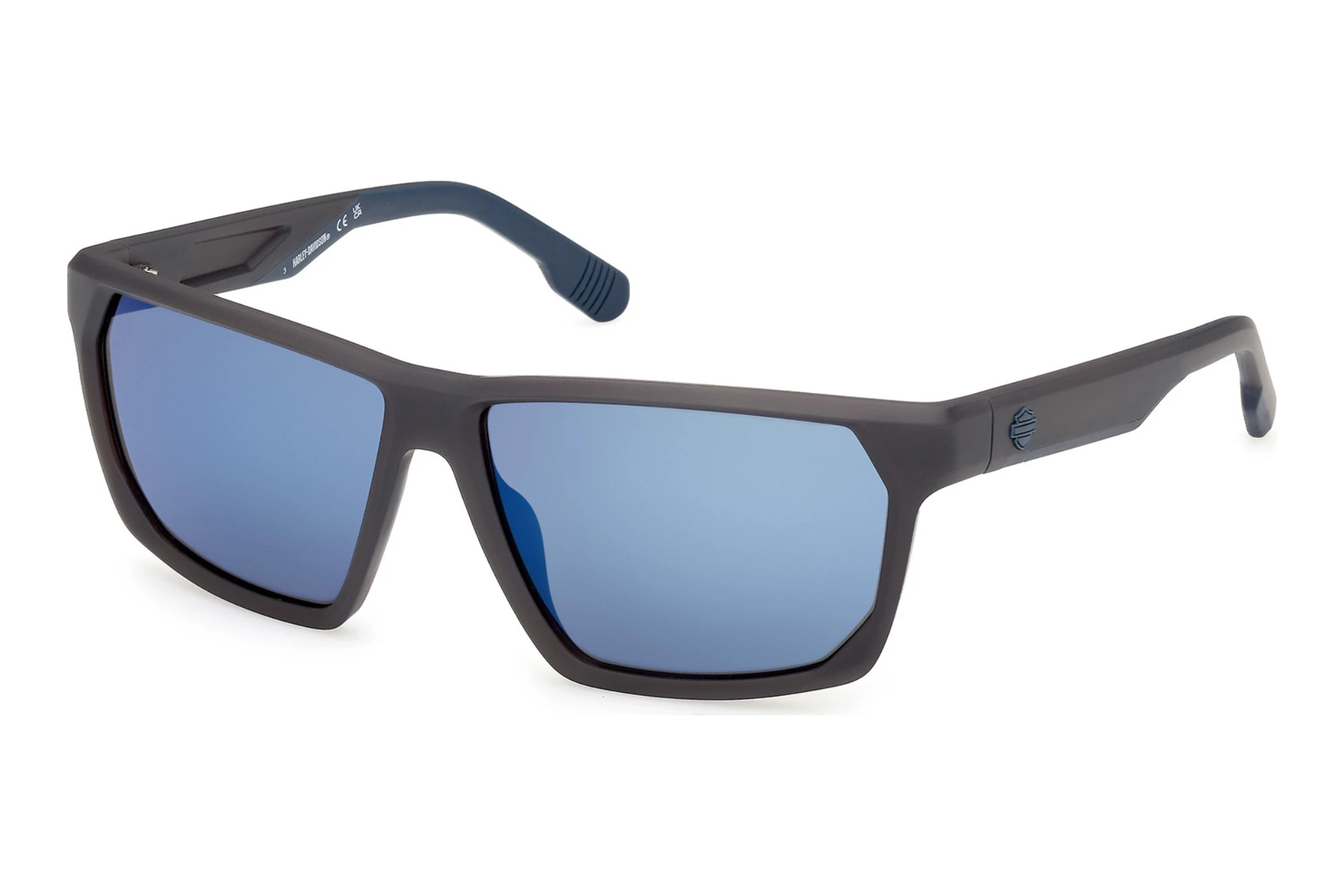 Harley-Davidson HD00028 20X blau verspiegeltMatt Grau Harley-Davidson HD00028 20X blau verspiegeltMatt Grau