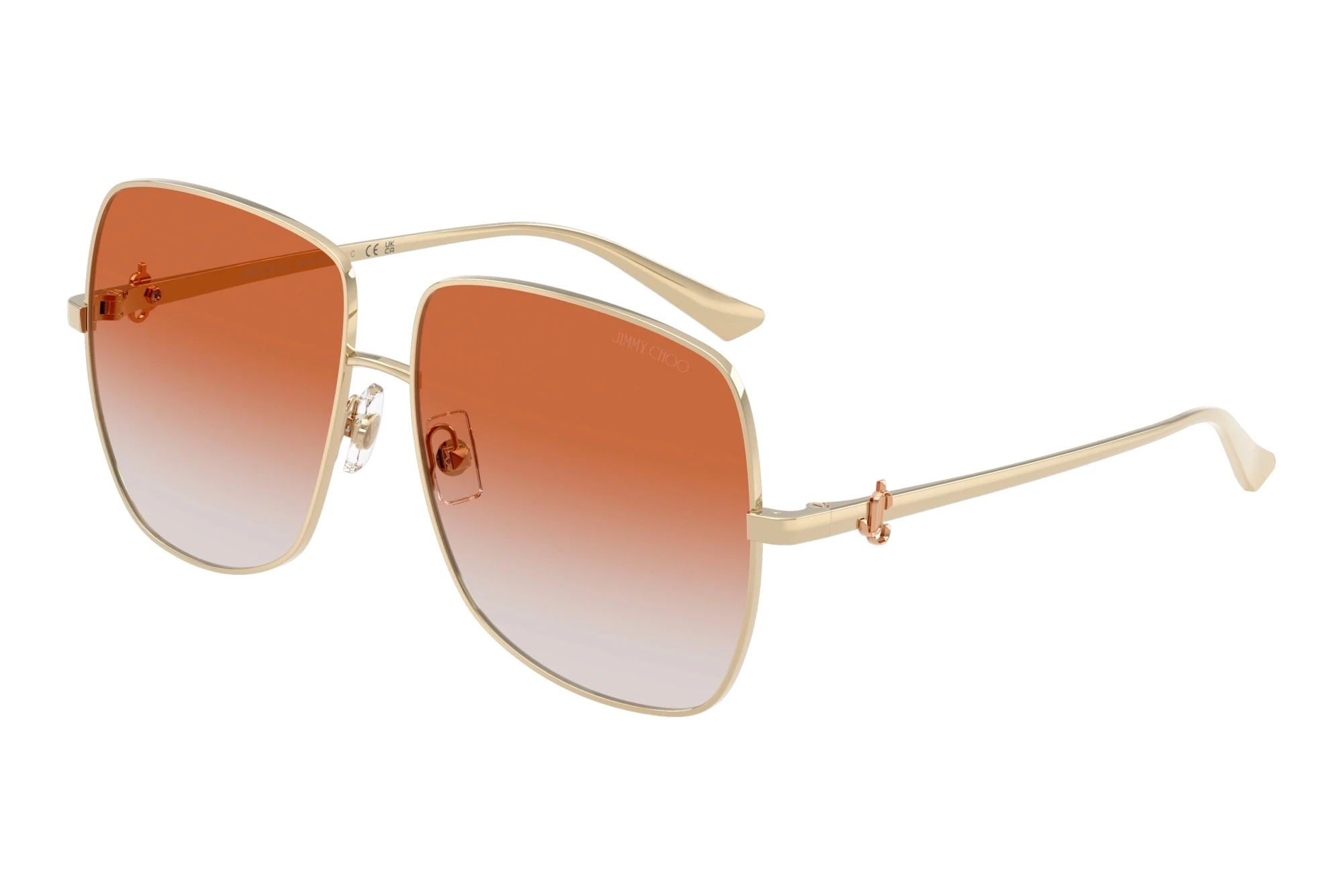Jimmy Choo JC4030B 3006BU Grey Gradient OrangePale Gold Jimmy Choo JC4030B 3006BU Grey Gradient OrangePale Gold