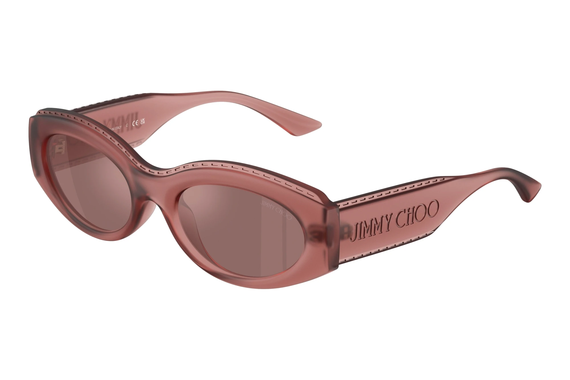 Jimmy Choo JC6002U 50946G Brown Mirror Internal SilverMatte Transparent Pink Jimmy Choo JC6002U 50946G Brown Mirror Internal SilverMatte Transparent Pink