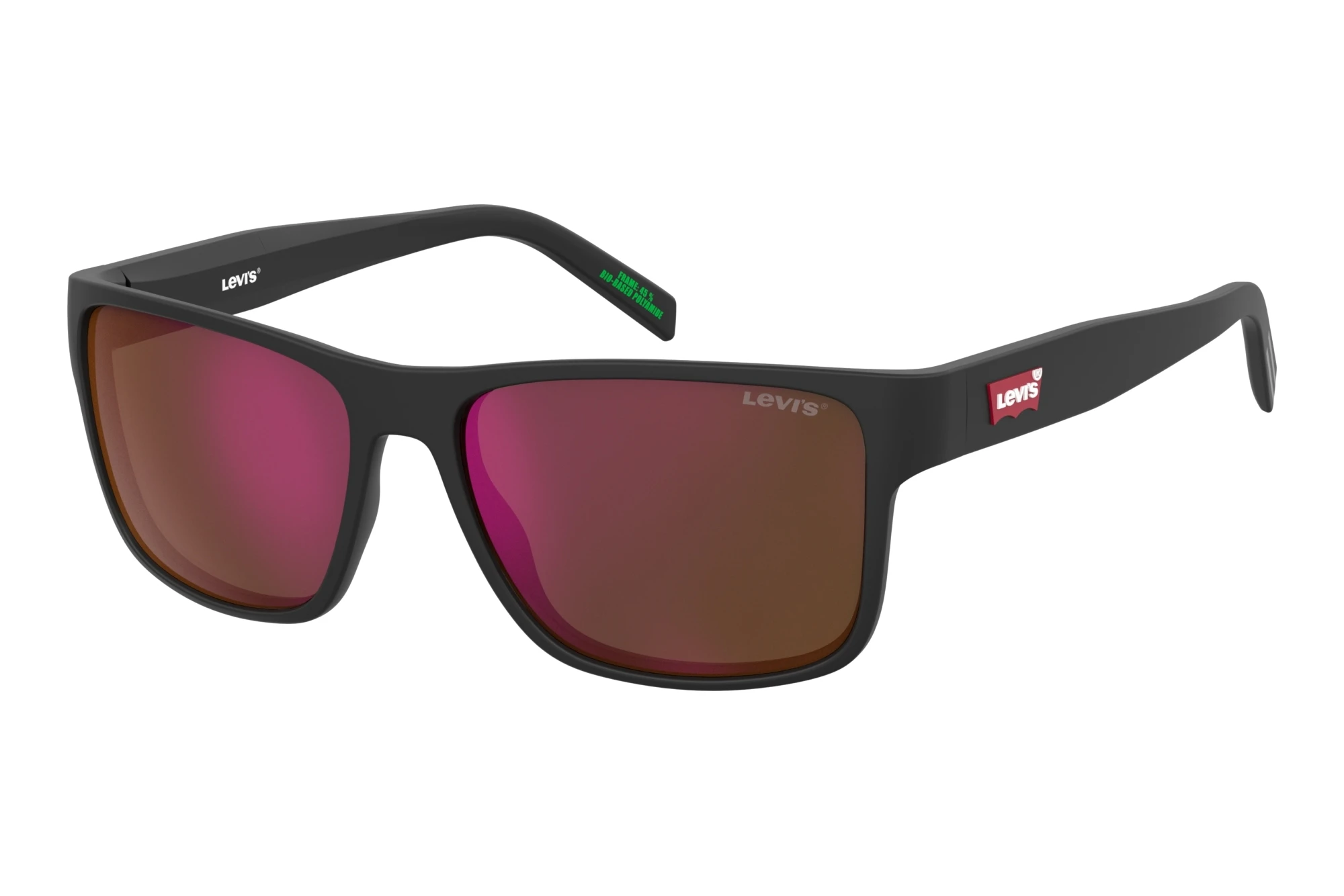 Levi's LV 5079/S 003/UZ RED MULTILAYERMATTE BLACK Levi's LV 5079/S 003/UZ RED MULTILAYERMATTE BLACK