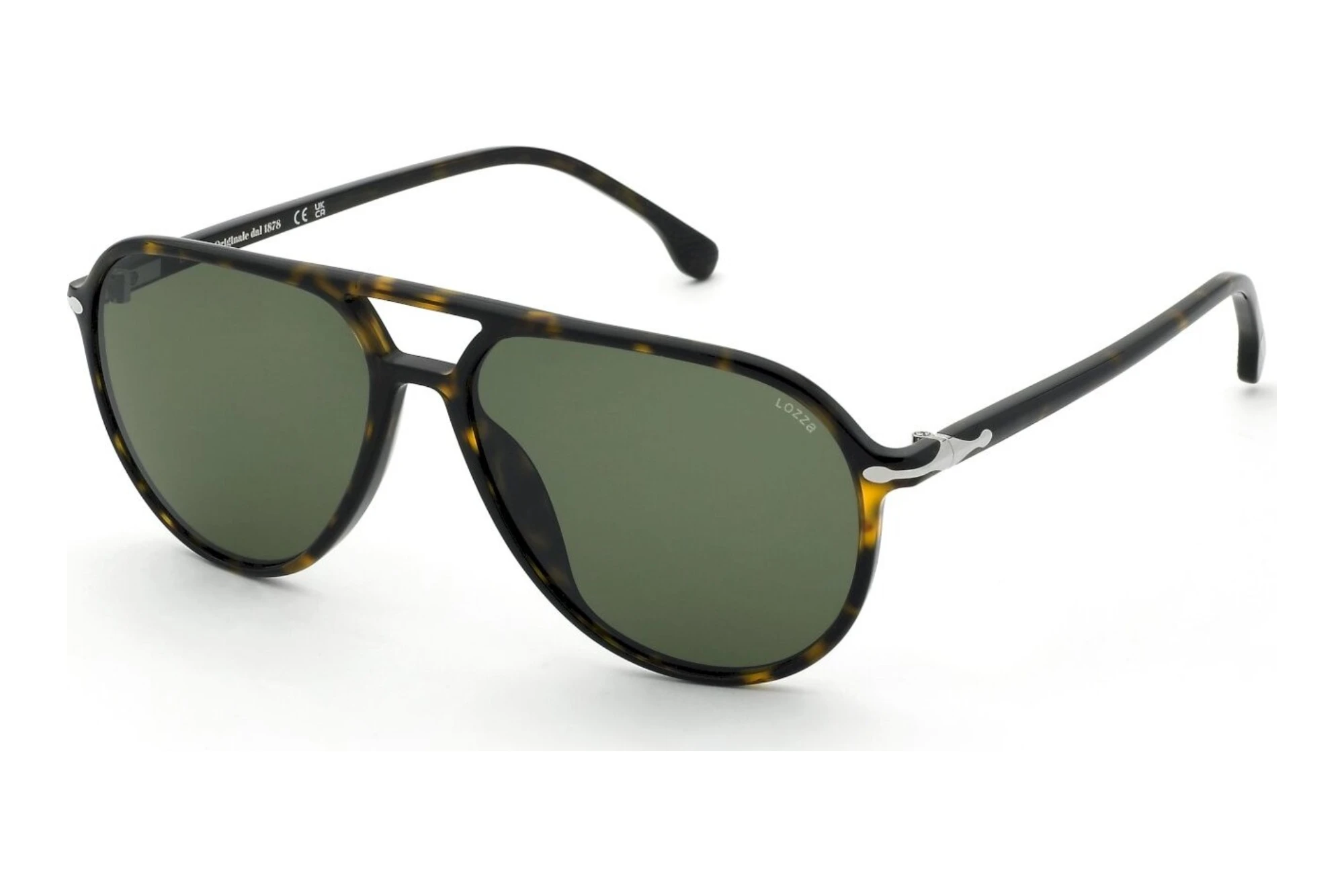 Lozza SL4432 0722 GREENSHINY DARK HAVANA Lozza SL4432 0722 GREENSHINY DARK HAVANA