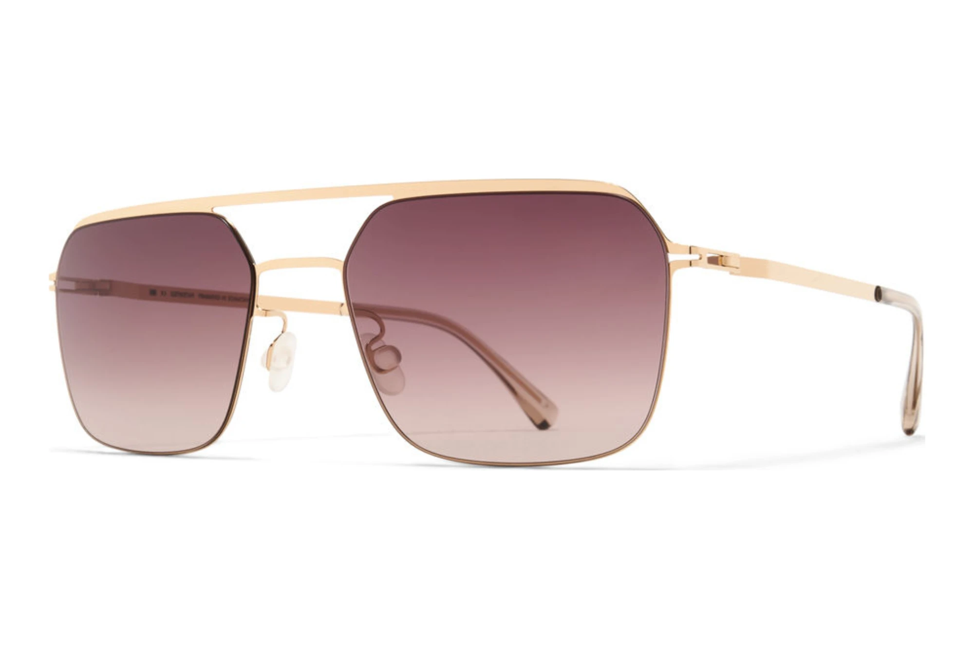 MYKITA ALISTER SUN 291 Cedar Brown GradientChampagne Gold MYKITA ALISTER SUN 291 Cedar Brown GradientChampagne Gold