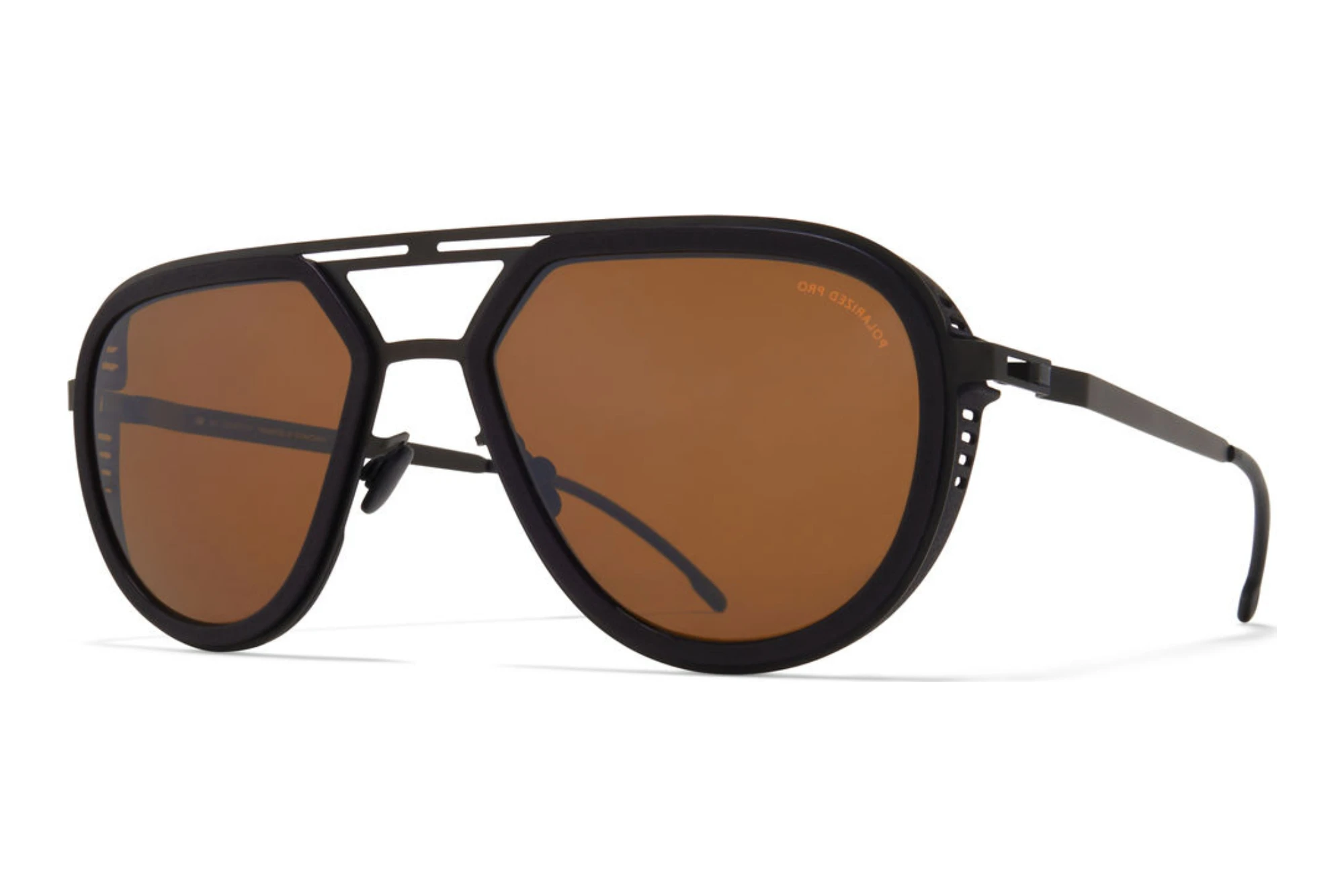 MYKITA CYPRESS SUN 579 Polarized Pro Amber BrownMH6-Pitch Black/Black MYKITA CYPRESS SUN 579 Polarized Pro Amber BrownMH6-Pitch Black/Black