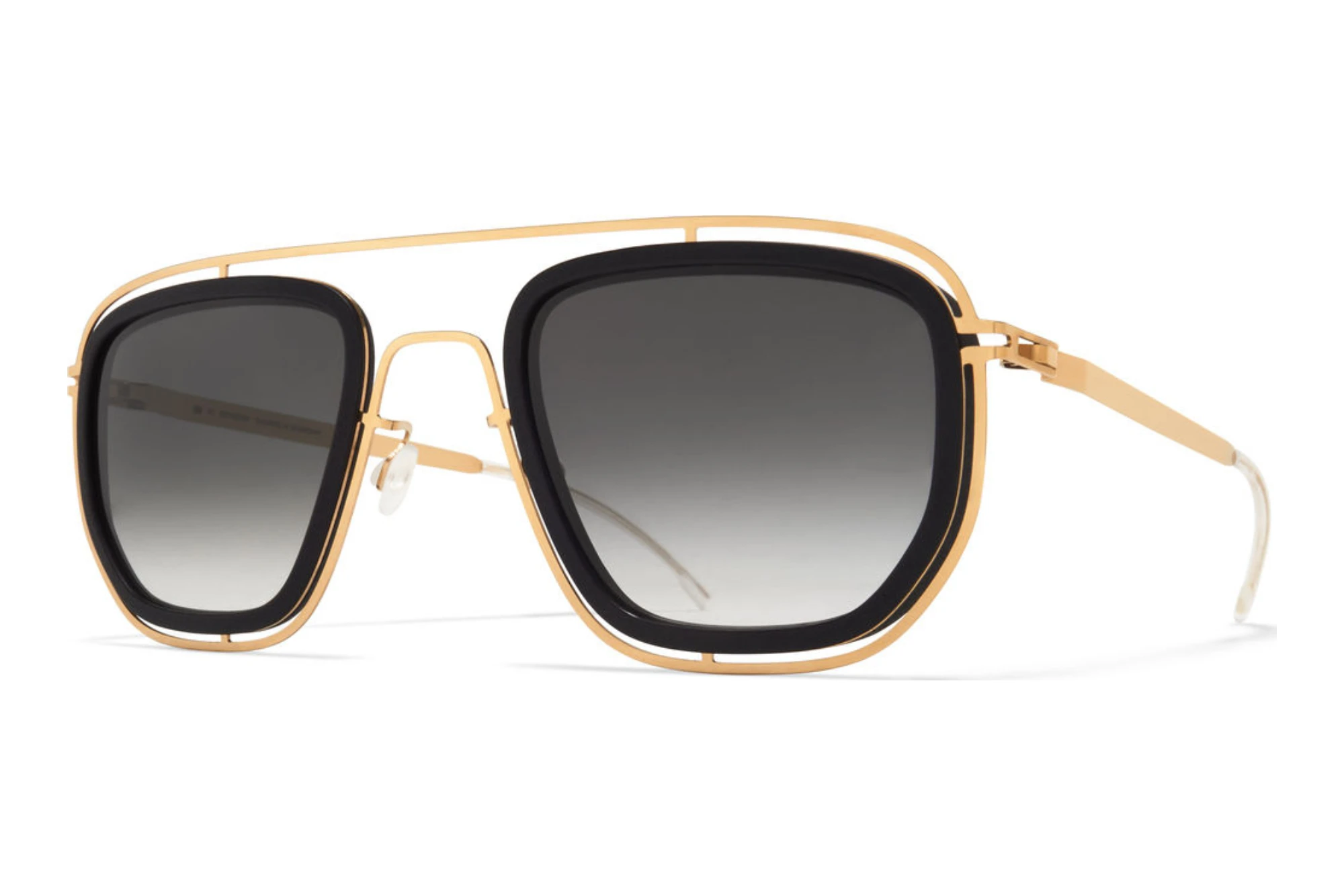 MYKITA FERLO SUN 585 Raw Black GradientMH7-Pitch Black/Glossy Gold MYKITA FERLO SUN 585 Raw Black GradientMH7-Pitch Black/Glossy Gold