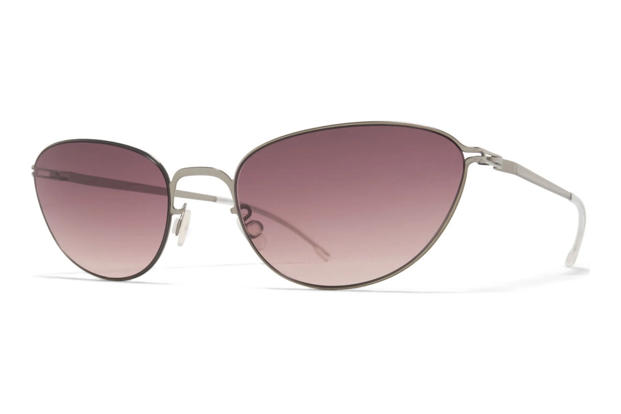 MYKITA LILIA SUN 319 Cedar Brown GradientPow2-Silver MYKITA LILIA SUN 319 Cedar Brown GradientPow2-Silver
