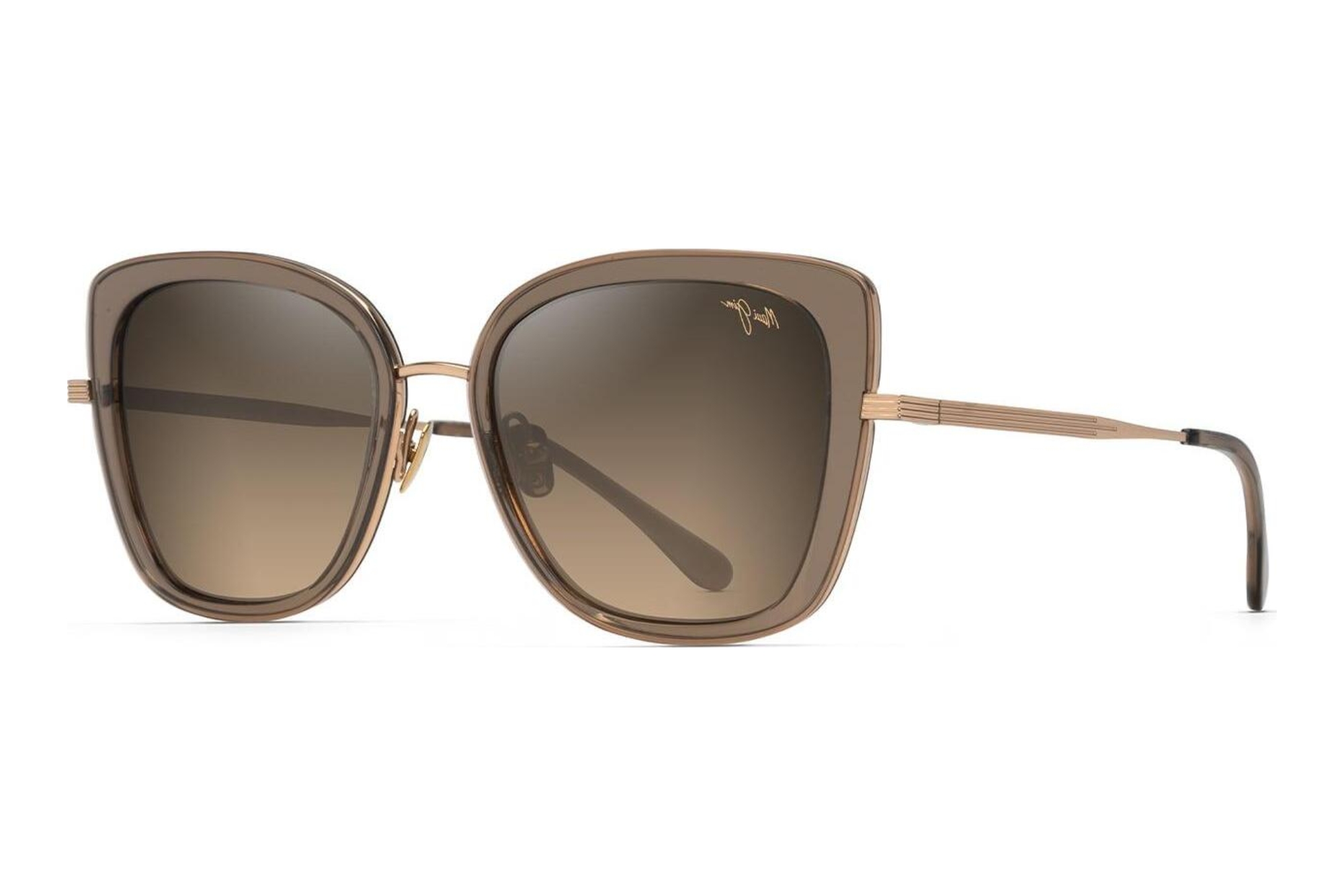 Maui Jim Violet Lake HS843-24A HCL® BronzeTrans Taupe w/Gold Maui Jim Violet Lake HS843-24A HCL® BronzeTrans Taupe w/Gold