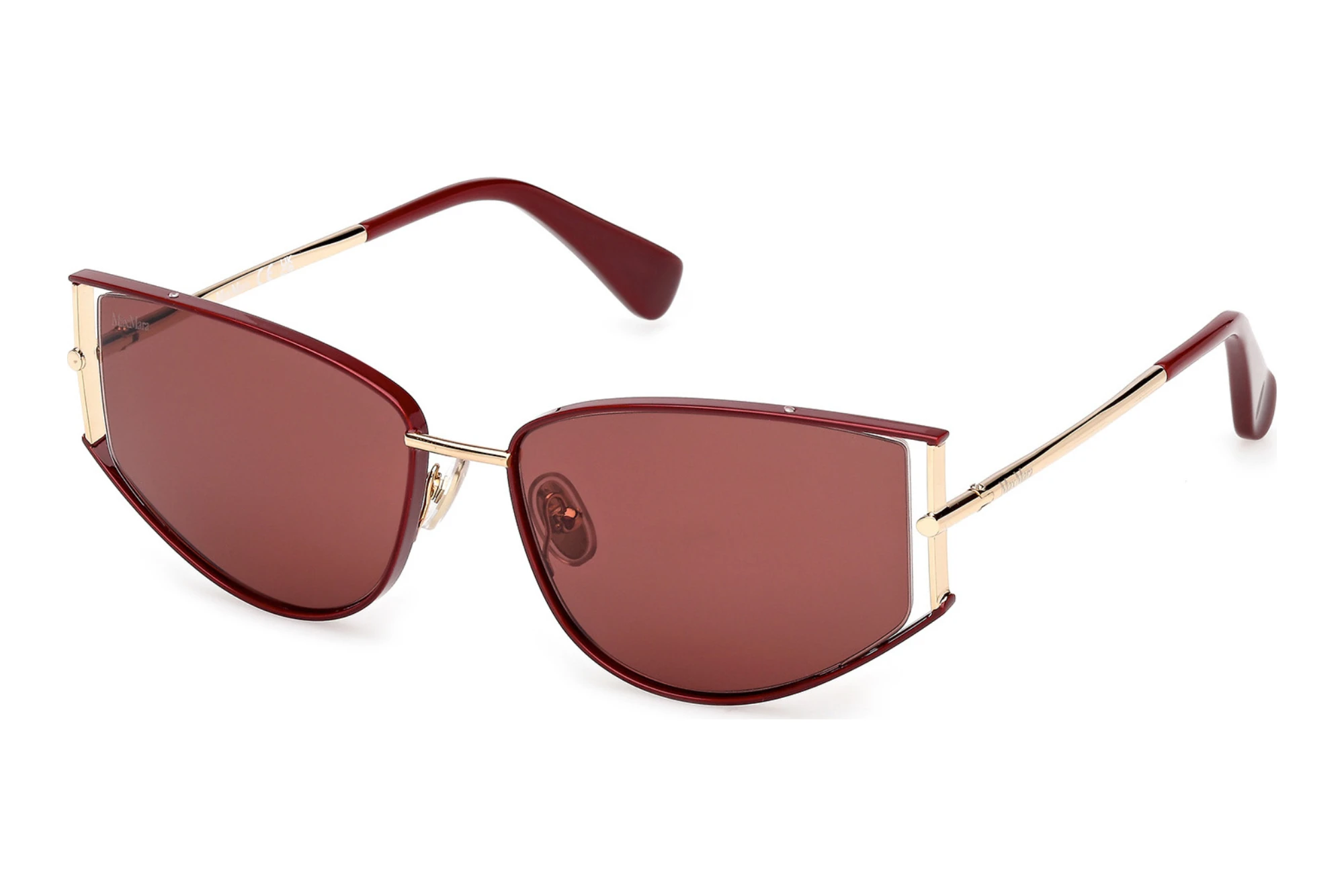 Max Mara MM0141 69S bordeauxBordeaux Glänzend Max Mara MM0141 69S bordeauxBordeaux Glänzend