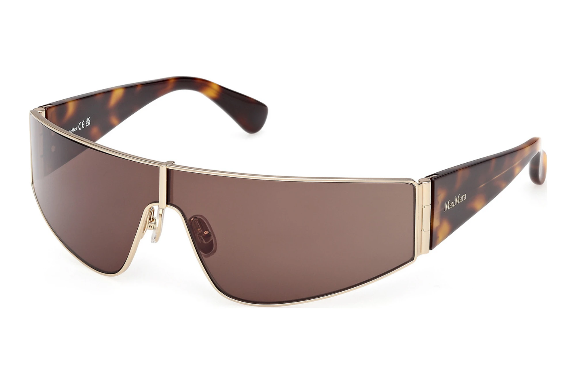 Max Mara MM0164 32E braunGlänzend Blassgold Max Mara MM0164 32E braunGlänzend Blassgold