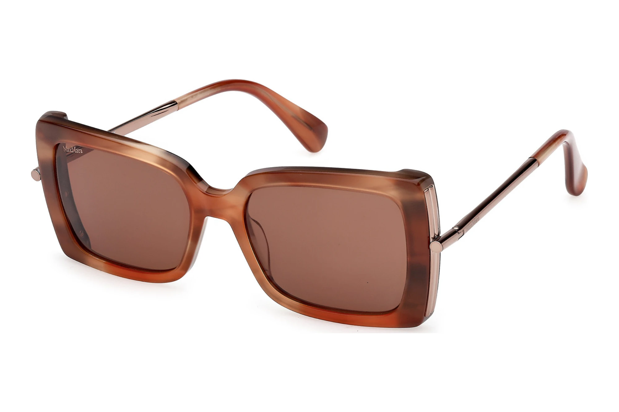 Max Mara MM0166 68E braunOrange /Horn Max Mara MM0166 68E braunOrange /Horn
