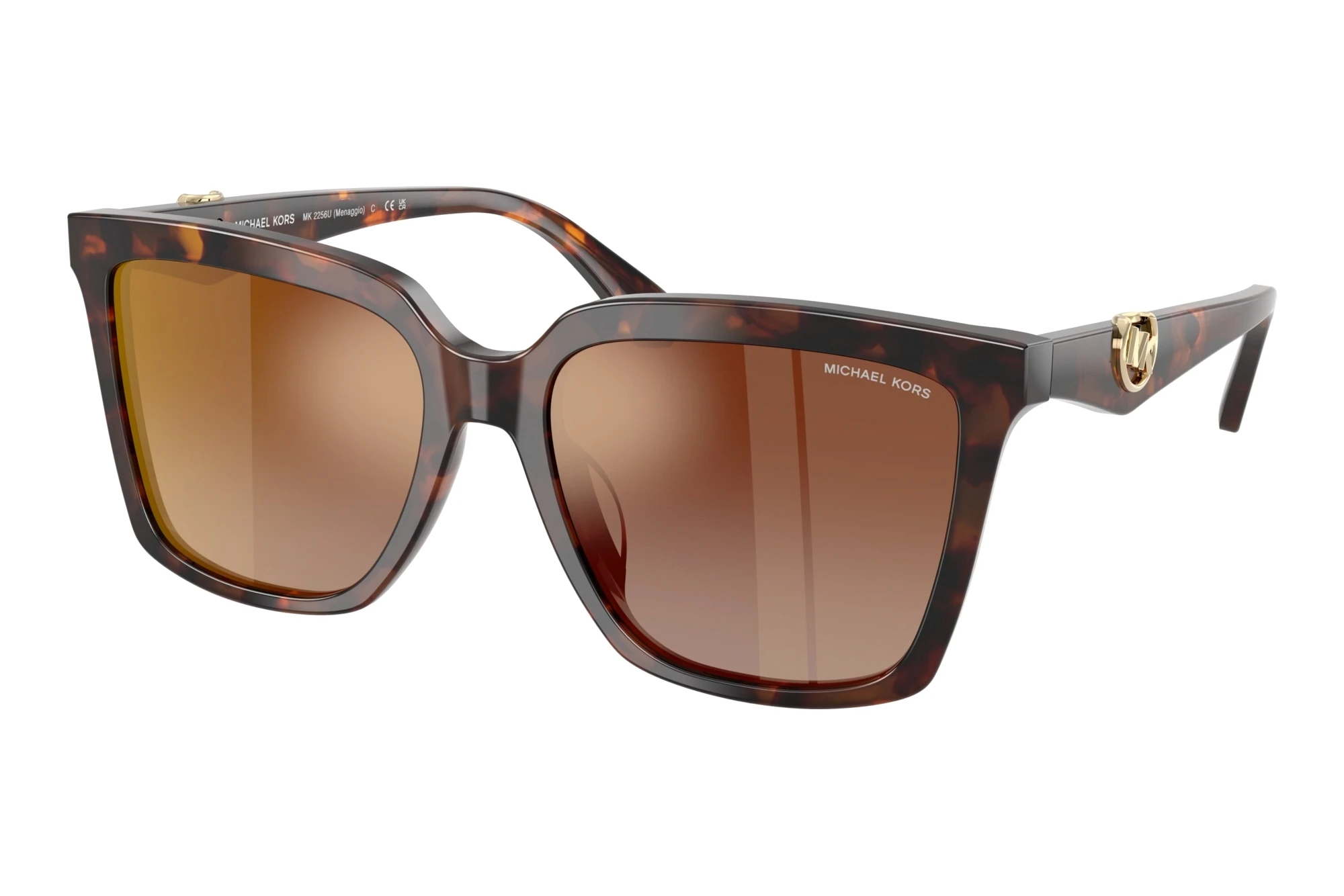 Michael Kors MK2256U 4031AO Brown Gradient Mirror RedLuggage Tortoise Michael Kors MK2256U 4031AO Brown Gradient Mirror RedLuggage Tortoise