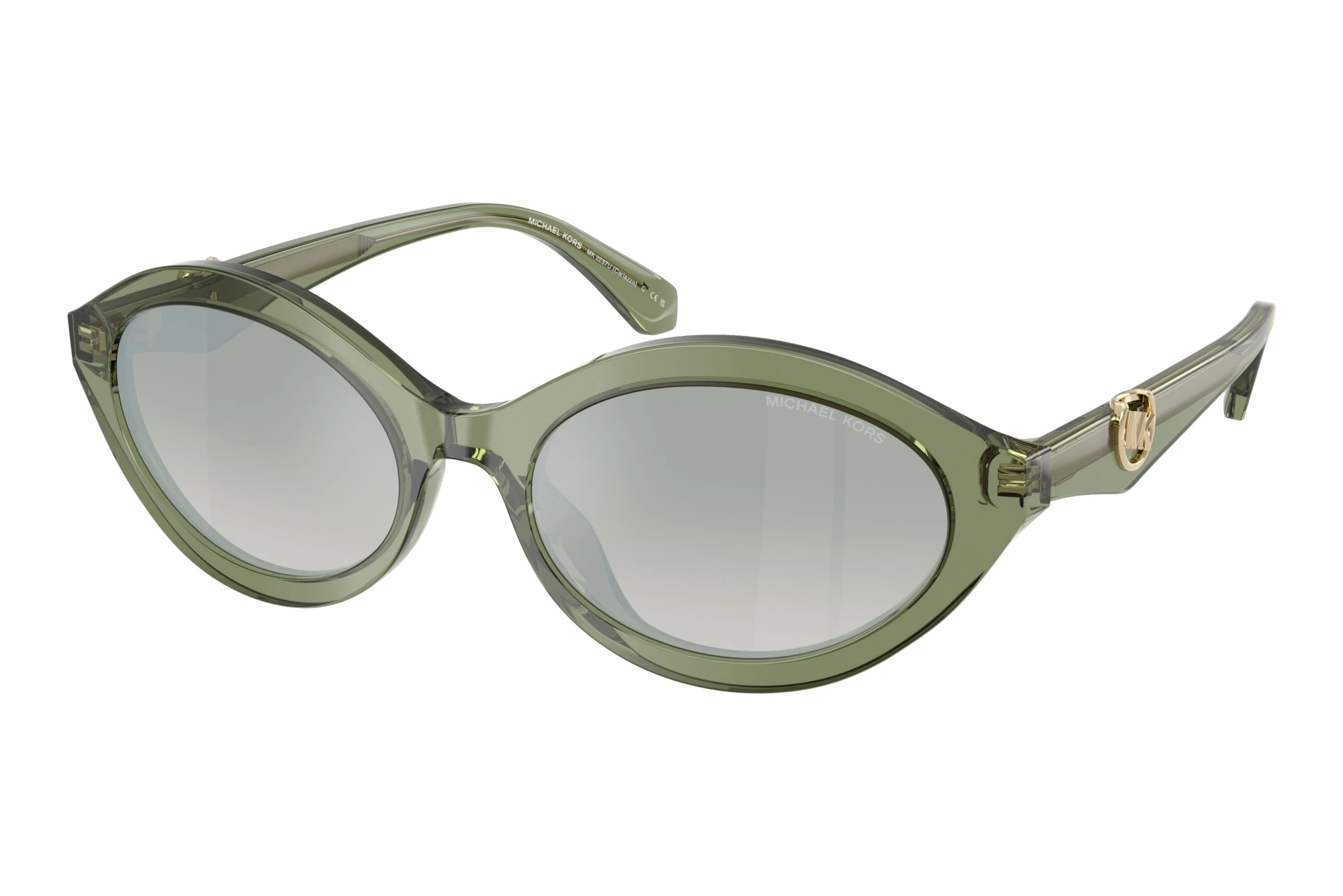 Michael Kors MK2257U 3961W0 Green Gradient MirrorGreen Transparent Michael Kors MK2257U 3961W0 Green Gradient MirrorGreen Transparent