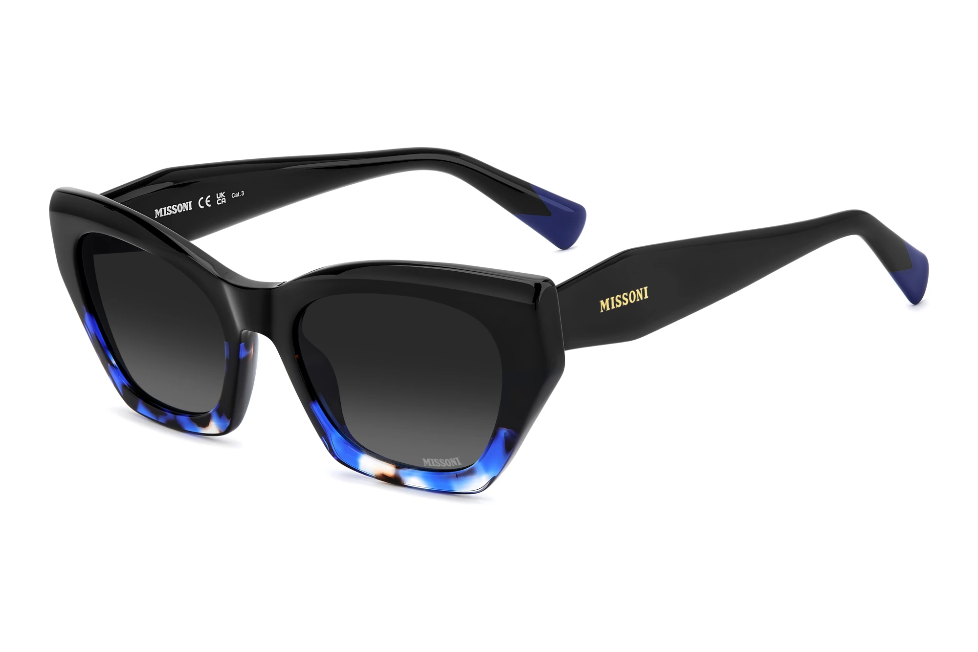 Missoni MIS 0300/S SN8/9O GREY SHADEDBLACK HAVANA BLUE Missoni MIS 0300/S SN8/9O GREY SHADEDBLACK HAVANA BLUE