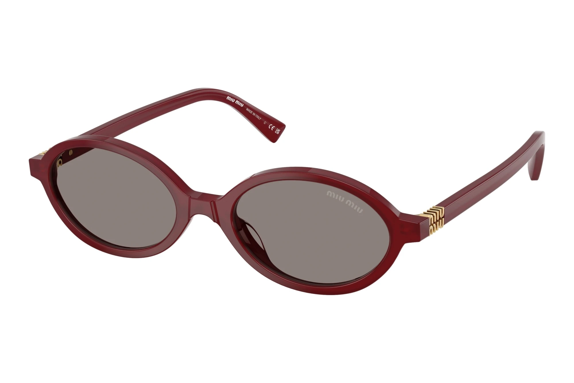 Miu Miu MU 04ZS 21I80Q Dark GreyOpaline Bordeaux Miu Miu MU 04ZS 21I80Q Dark GreyOpaline Bordeaux